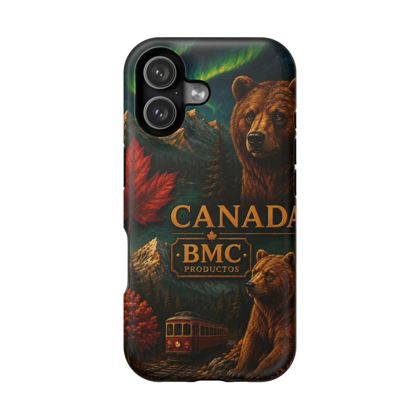 "Funda Magnética Reforzada Magnética Reforzada Canadá: Naturaleza Majestuosa y Espíritu Libre 🍁🏞️🦌"