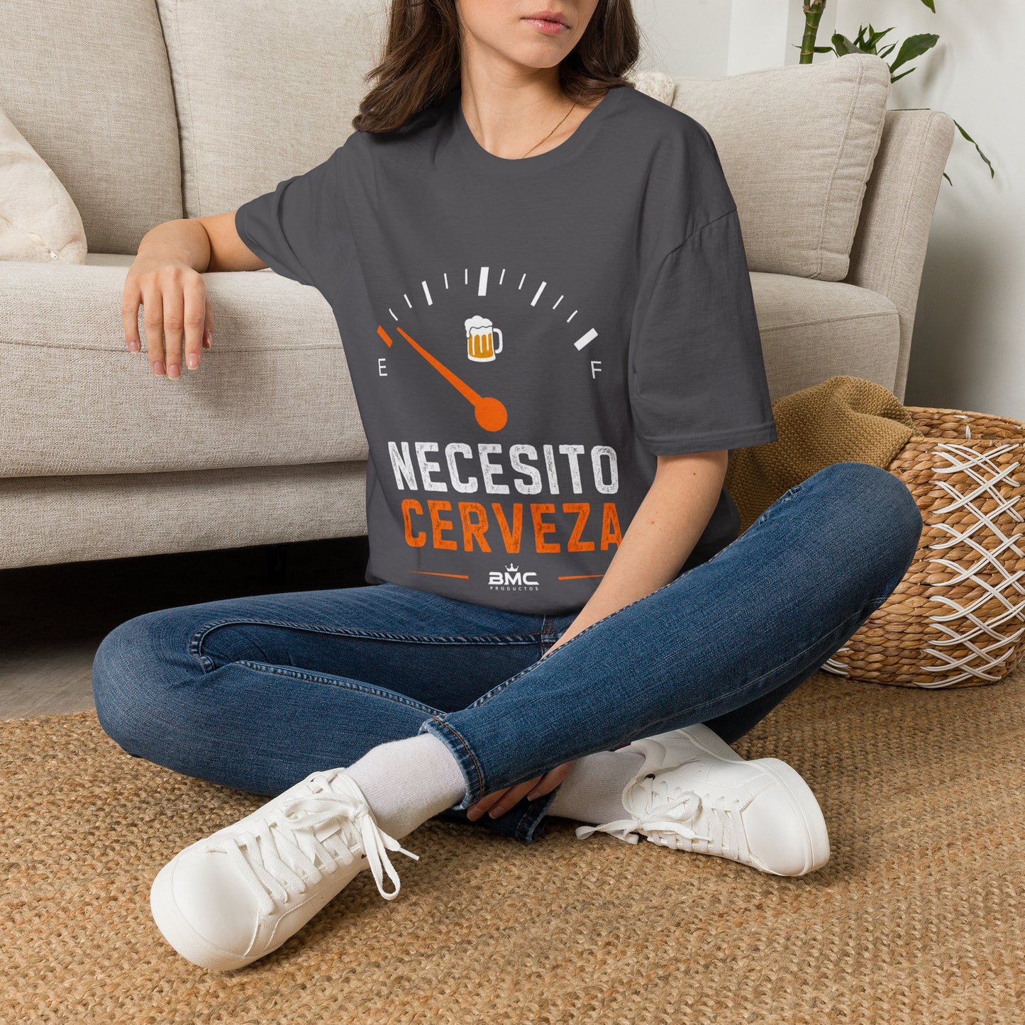 "Camiseta 🍺 Necesito Cerveza"
