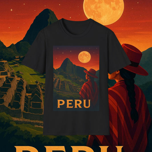 "Camiseta  Perú: Misticismo, Historia y Maravillas Eternas 🏔️🦙🛕"
