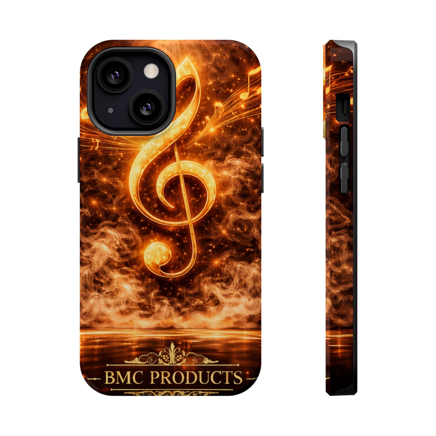 "Funda Magnética Reforzada Magnética Reforzada clave de sol 🎼🔥Donde nace una nota… nace una llama.” 🔥🎼
