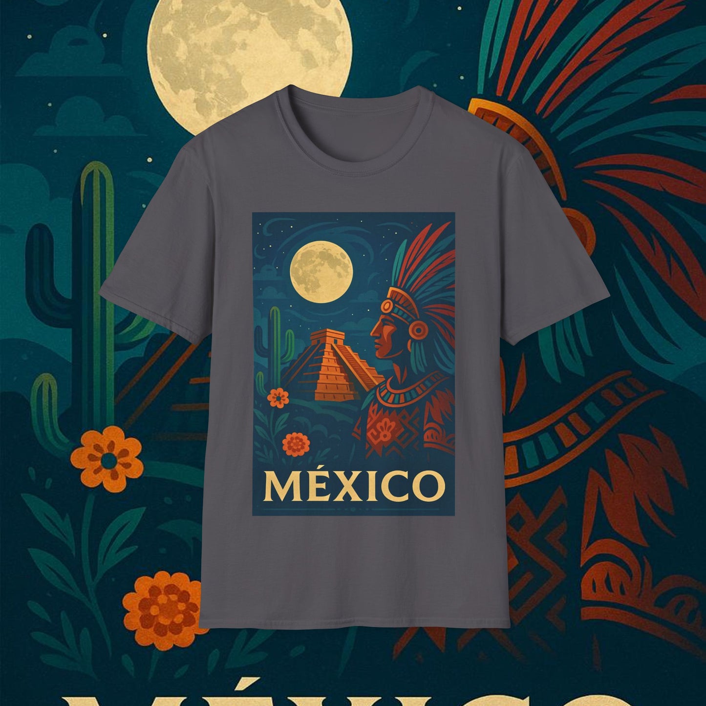 "Camiseta México: Tierra de Colores, Cultura y Corazón 🌵🎉🪅"
