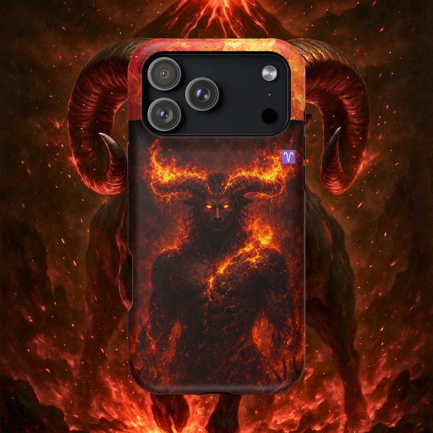 "Funda Magnética Reforzada ♈ Aries — Espíritu de fuego"