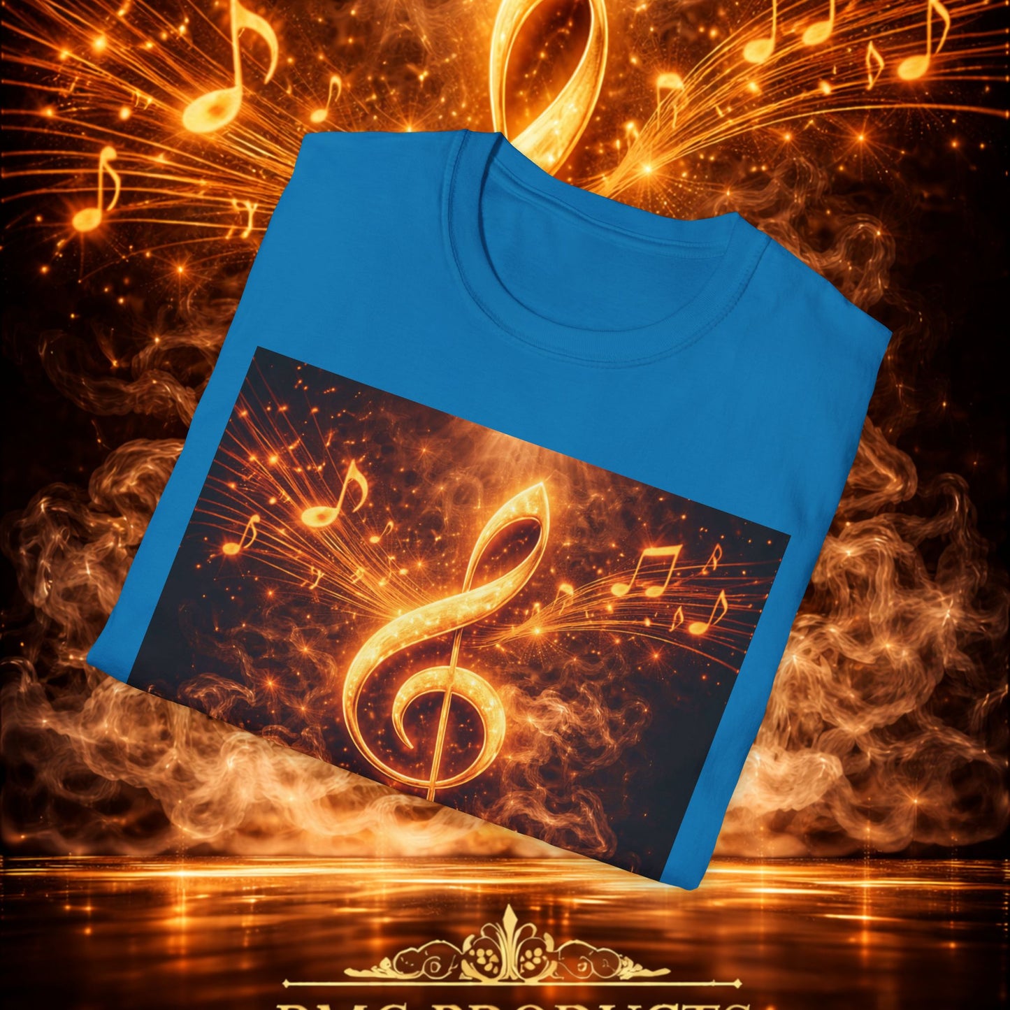 "Camiseta clave de sol 🎼🔥 “Donde nace una nota… nace una llama.” 🔥🎼