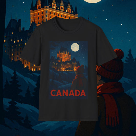 "Camiseta Canadá: Naturaleza Majestuosa y Espíritu Libre 🍁🏞️🦌"