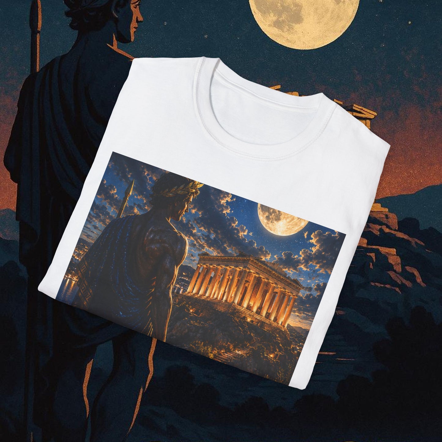 "Camiseta Grecia: Cuna de Dioses, Maravillas y Filosofía 🌊🏛️⚡"