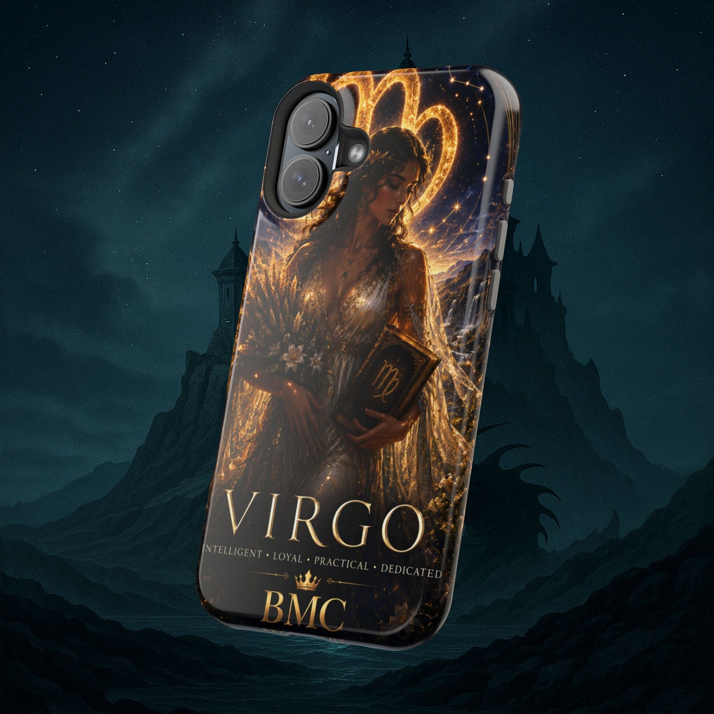 "Funda Magnética Reforzada ♍ Virgo-La Guardiana del Conocimiento"