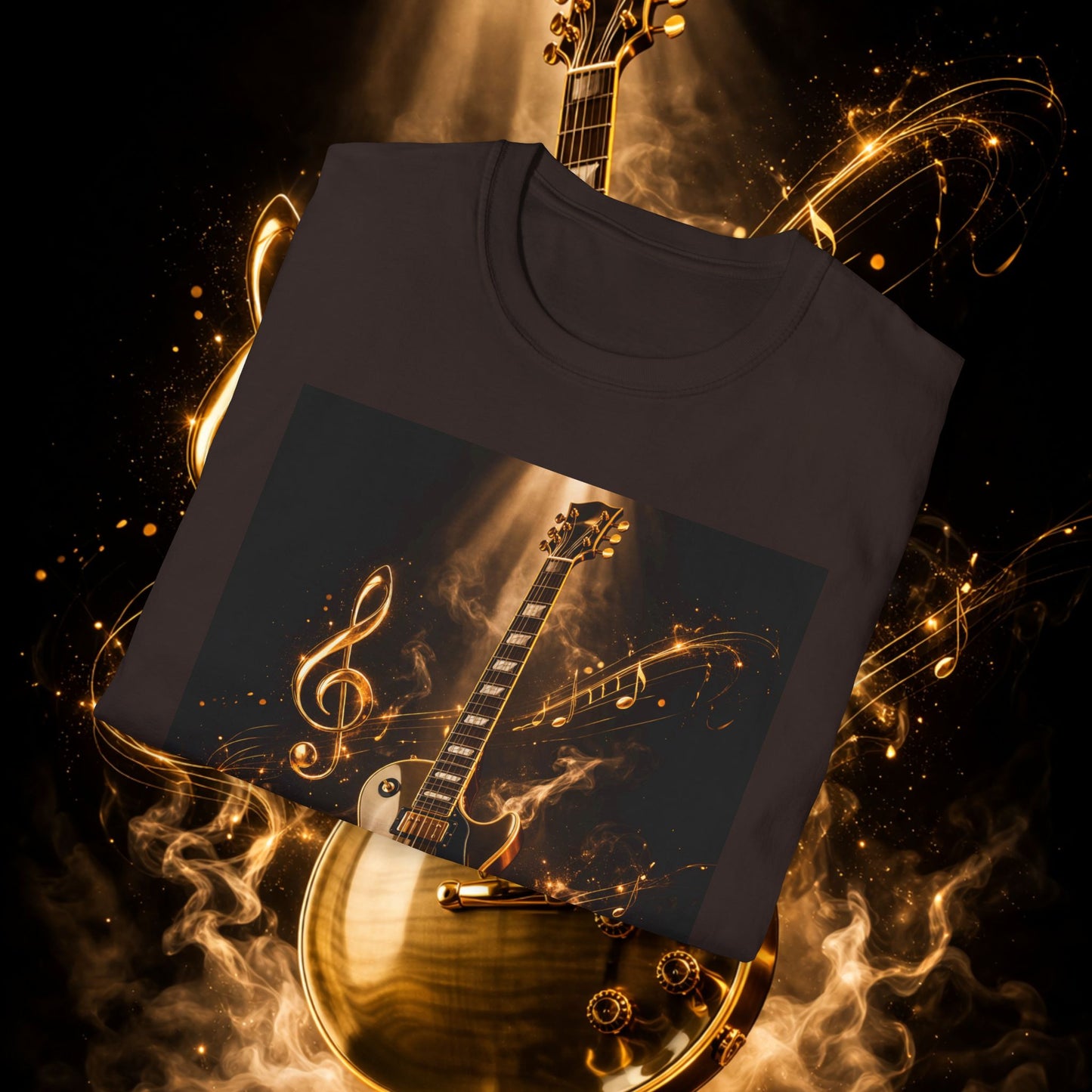 "Camiseta guitarra 🎸🔥Donde vibra una cuerda, nace una llamarada.” 🔥🎸