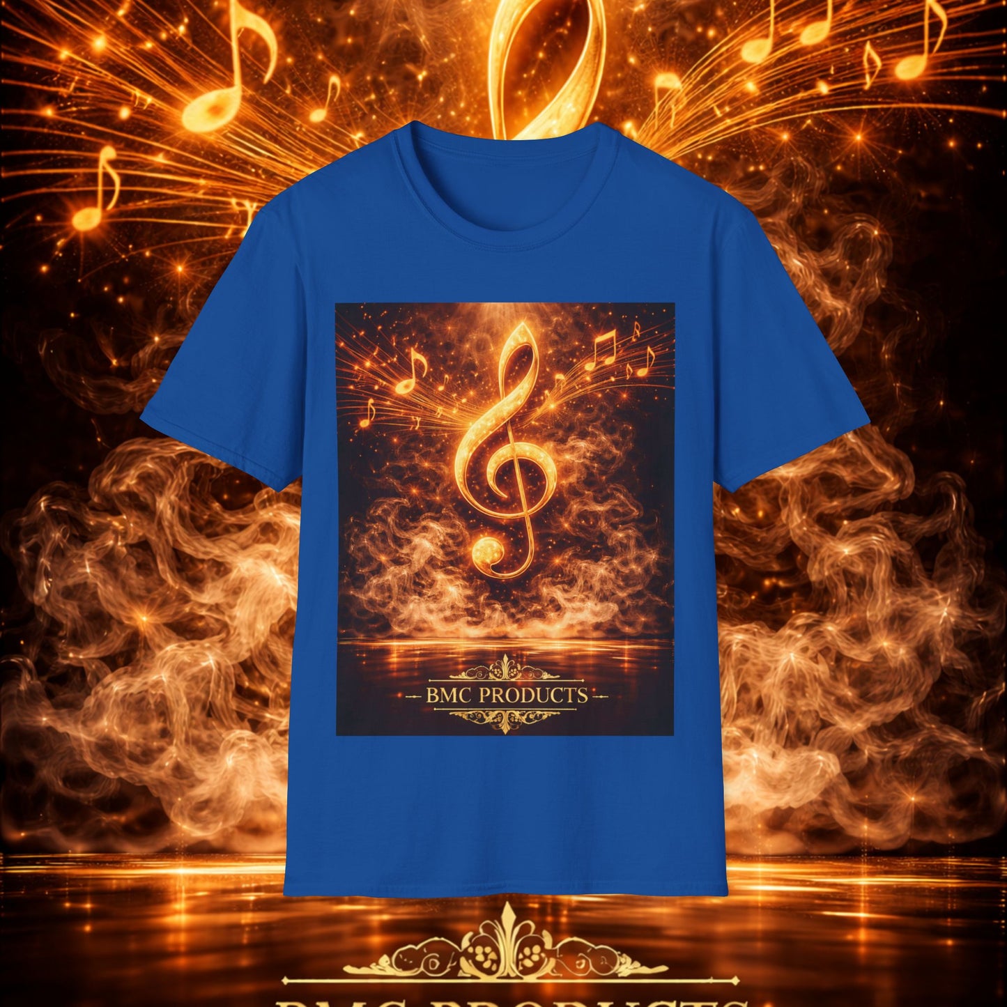 "Camiseta clave de sol 🎼🔥 “Donde nace una nota… nace una llama.” 🔥🎼