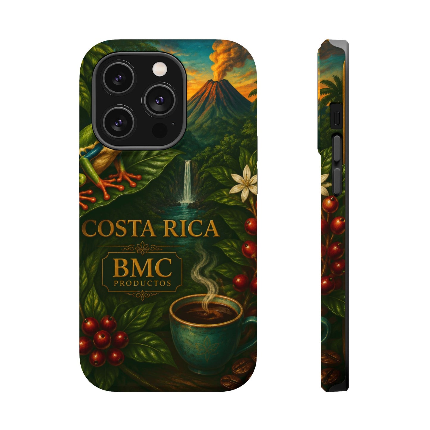 "Funda Magnética Reforzada Magnética Reforzada Costa Rica: Pura Vida entre Volcanes y Selvas 🌋🌴🦜"