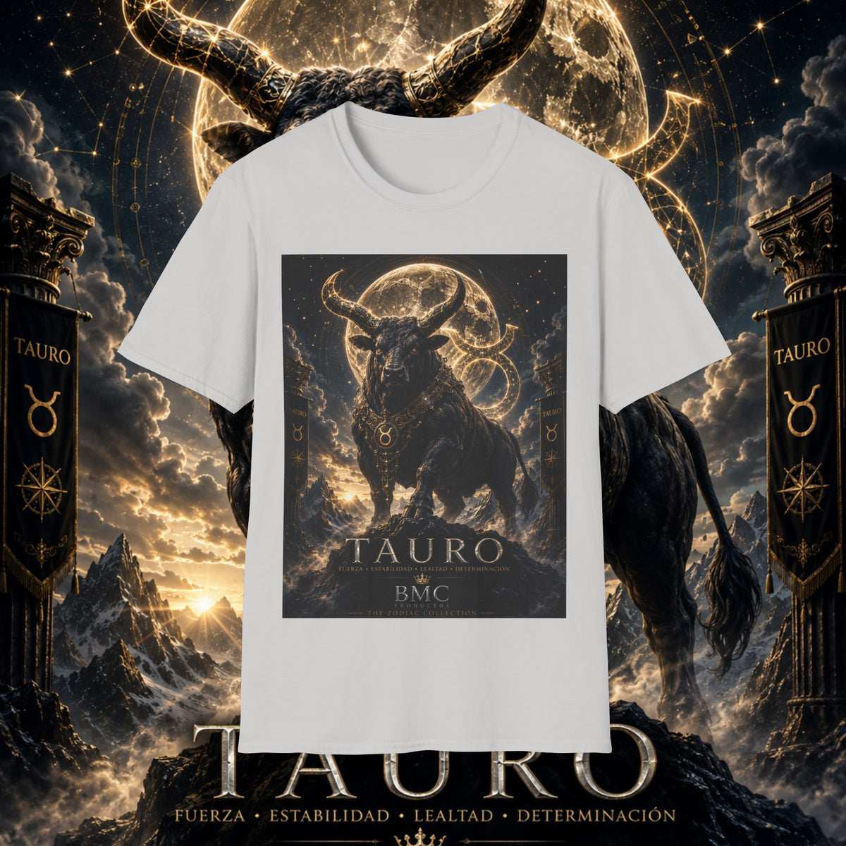 "Camiseta ♉ Tauro — Fuerza silenciosa de la tierra"