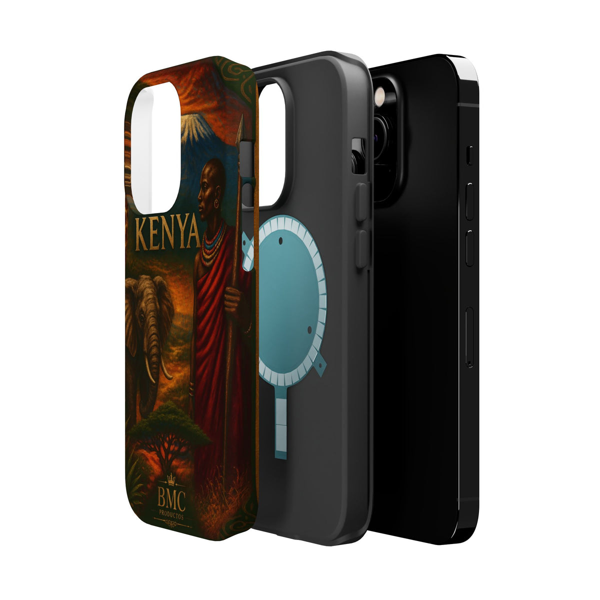 "Reinforced Magnetic Case Kenya: Wild Adventure and Land of Infinite Horizons 🦁🌄🏕️"