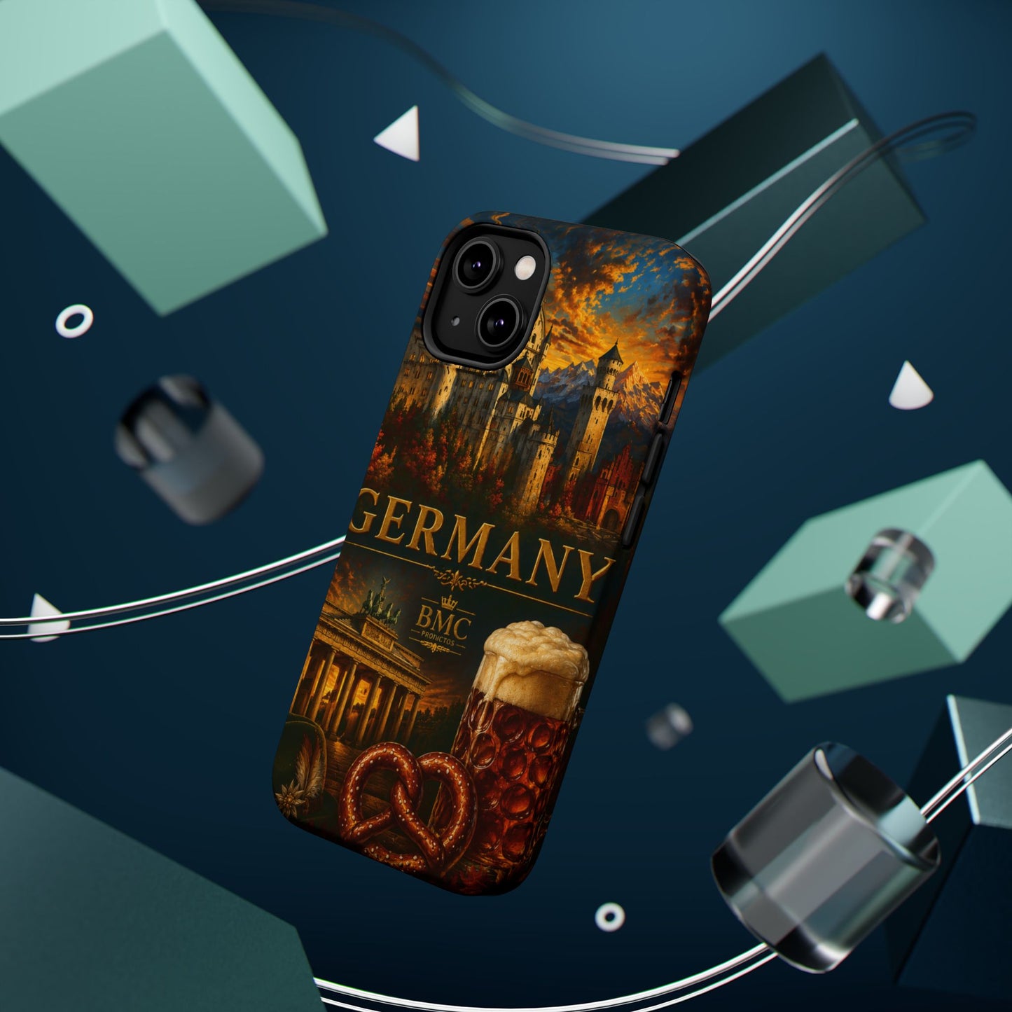 "Funda Magnética Reforzada Alemania: Fortaleza, Historia y Tradición 🎖️🏰🍺"