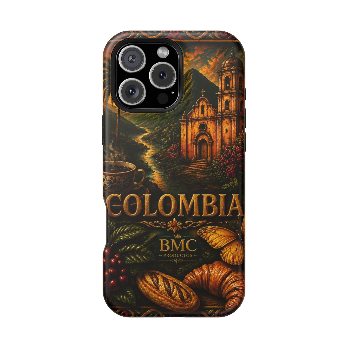 "Funda Magnética Reforzada Colombia: Magia de Colores, Café y Tradición ☕🎨🌄"