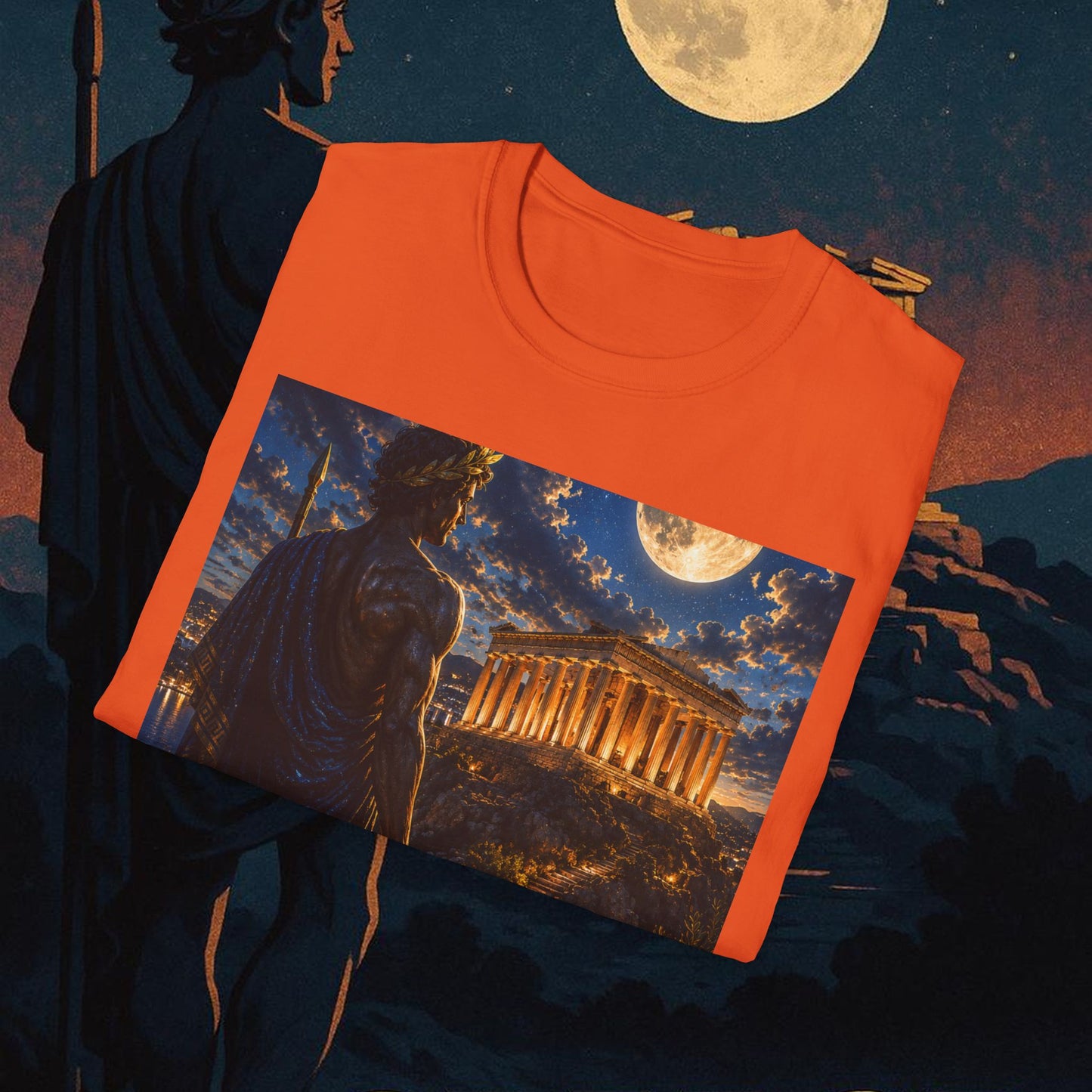 "Camiseta Grecia: Cuna de Dioses, Maravillas y Filosofía 🌊🏛️⚡"