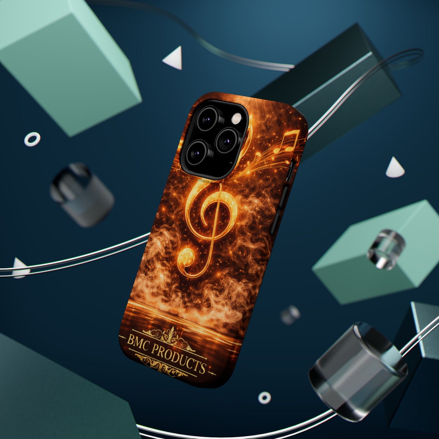 "Funda Magnética Reforzada Magnética Reforzada clave de sol 🎼🔥Donde nace una nota… nace una llama.” 🔥🎼