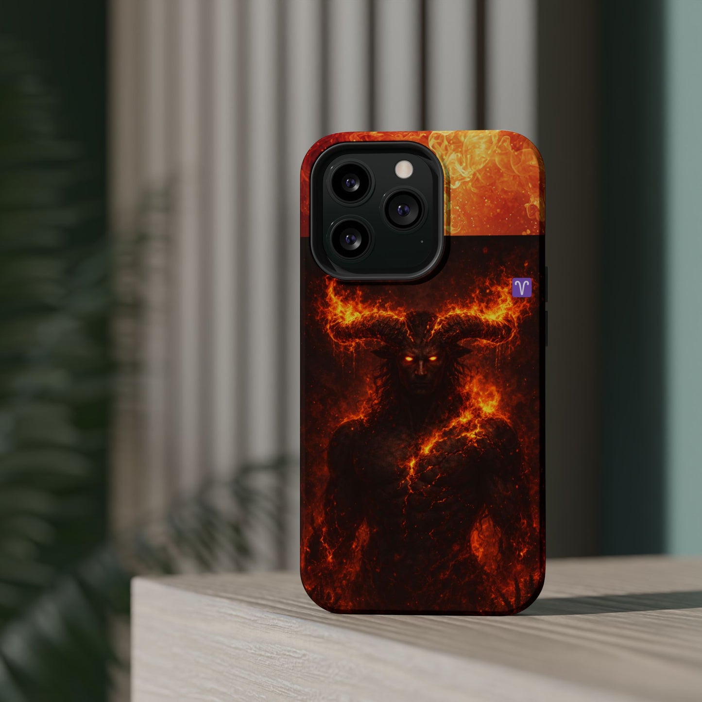 "Funda Magnética Reforzada ♈ Aries — Espíritu de fuego"