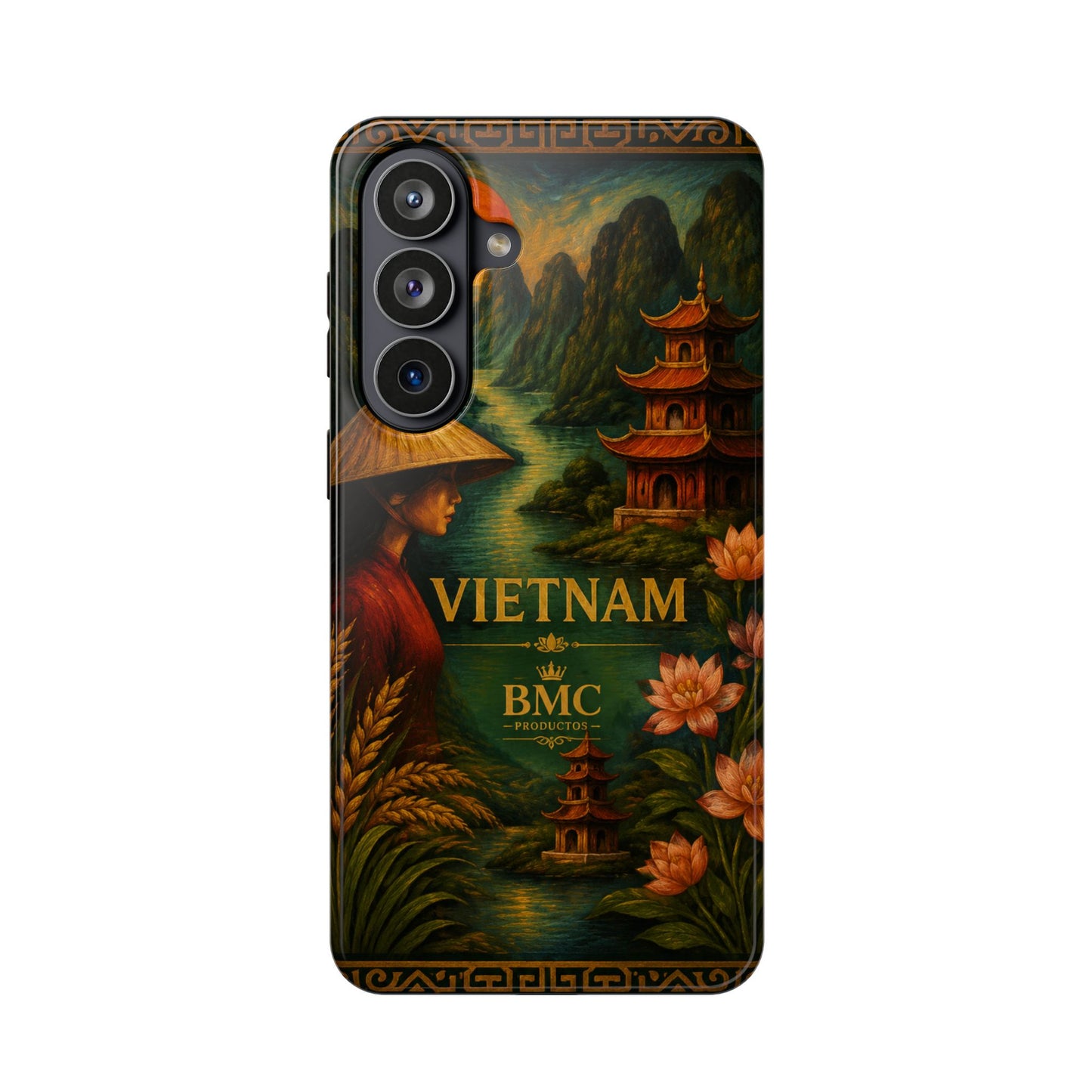 "Funda Magnética Reforzada Magnética Reforzada  Vietnam: Tradición, Naturaleza y Leyendas Ancestrales 🎋🏯🐉"