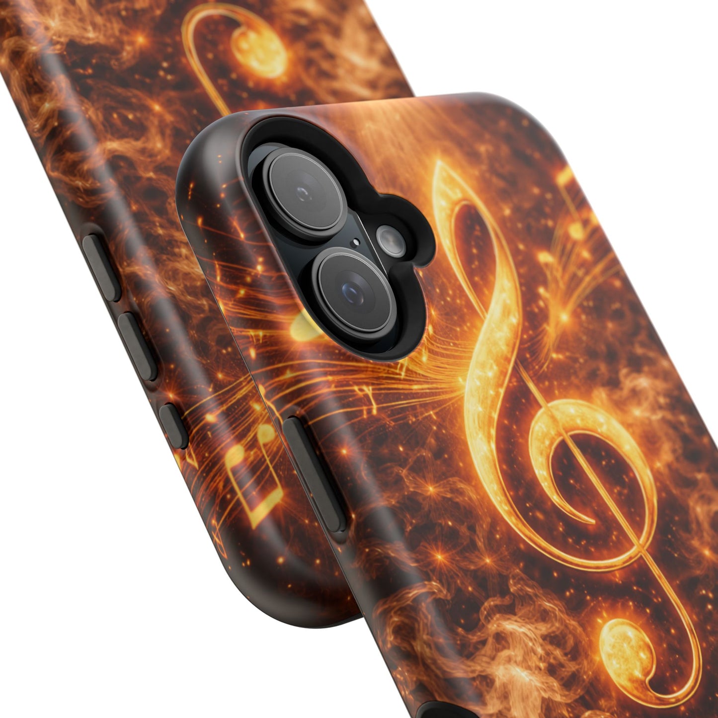 "Funda Magnética Reforzada Magnética Reforzada clave de sol 🎼🔥Donde nace una nota… nace una llama.” 🔥🎼
