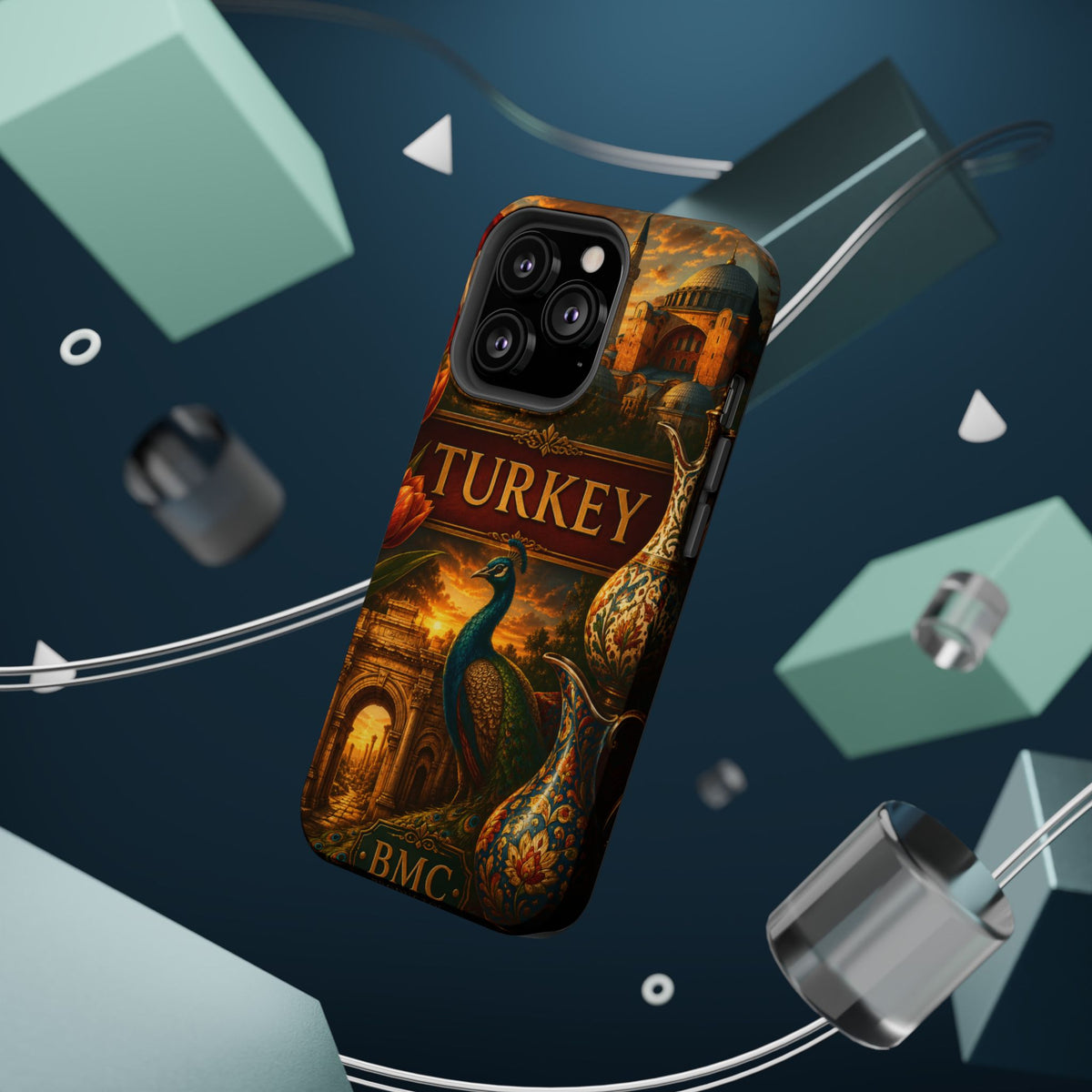 "Reinforced Magnetic Case Turkey✨ – Where East meets West"
