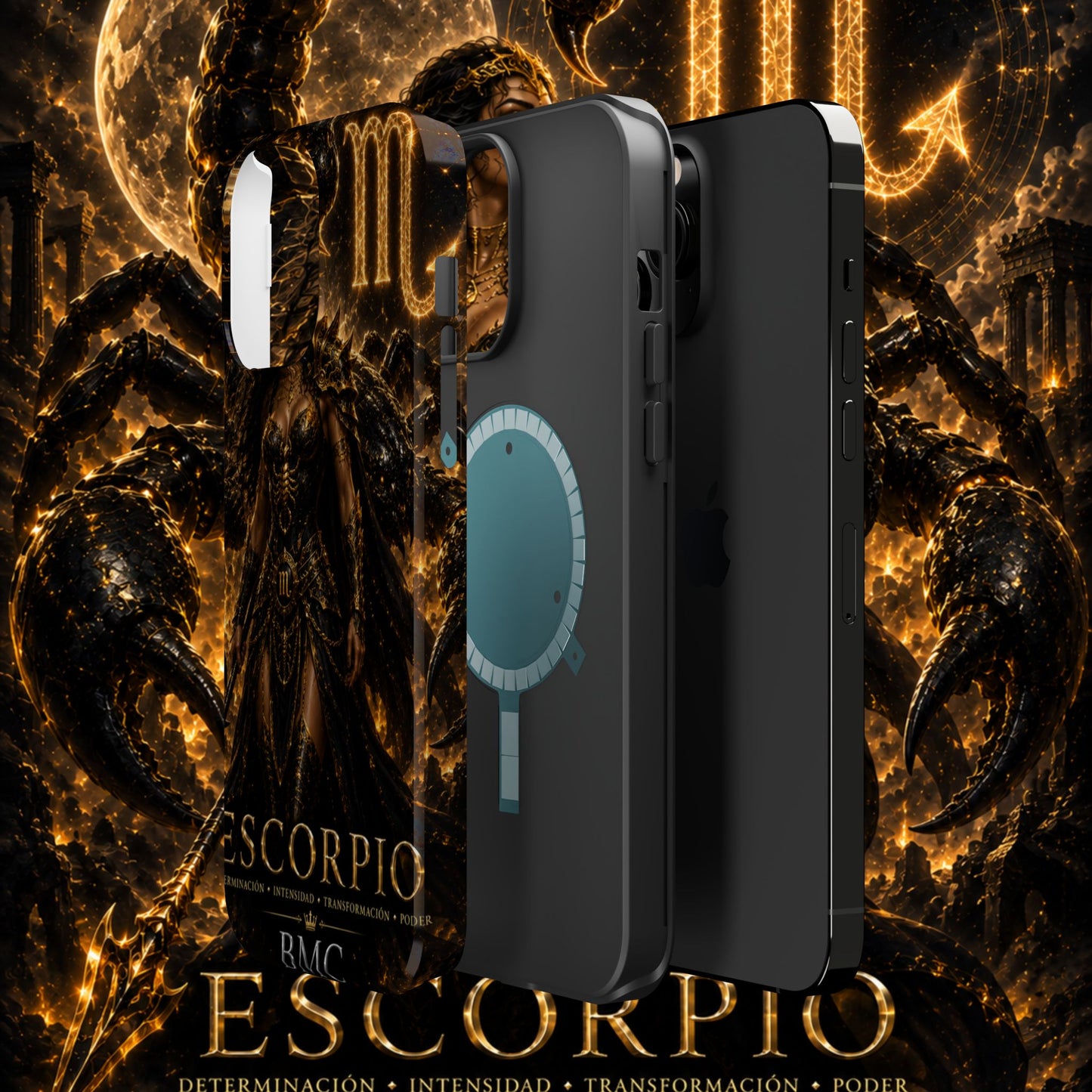 "Funda Magnética Reforzada ESCORPIO M –La Vigilante de las Sombras"