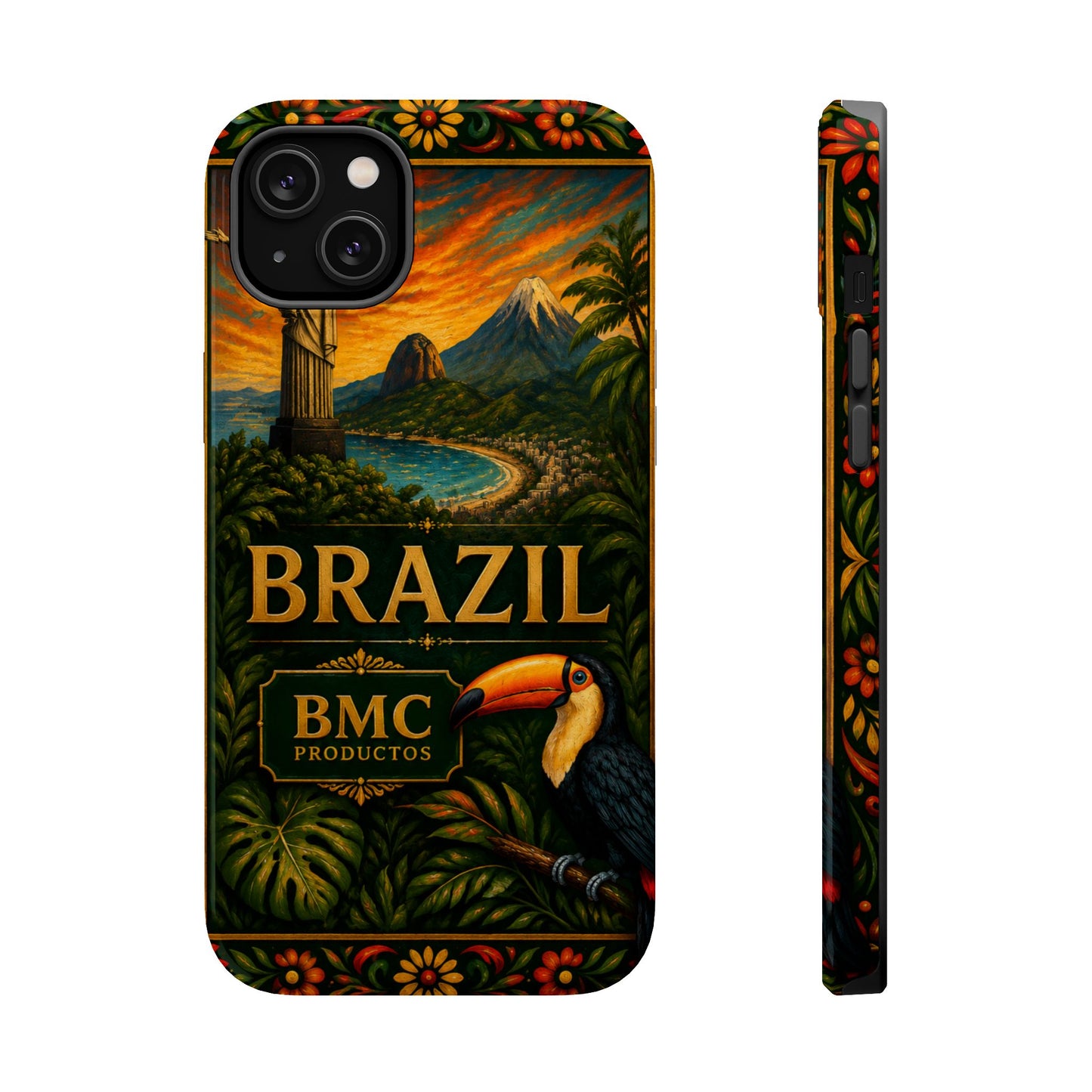 "Funda Magnética Reforzada Magnética Reforzada Brasil: Ritmo, Naturaleza y Alegría Infinita 🎶🌴🏖️"