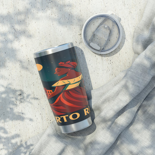 "Vaso Térmico Vagabond 20oz Puerto Rico – Ritmo, alma y color caribeño"
