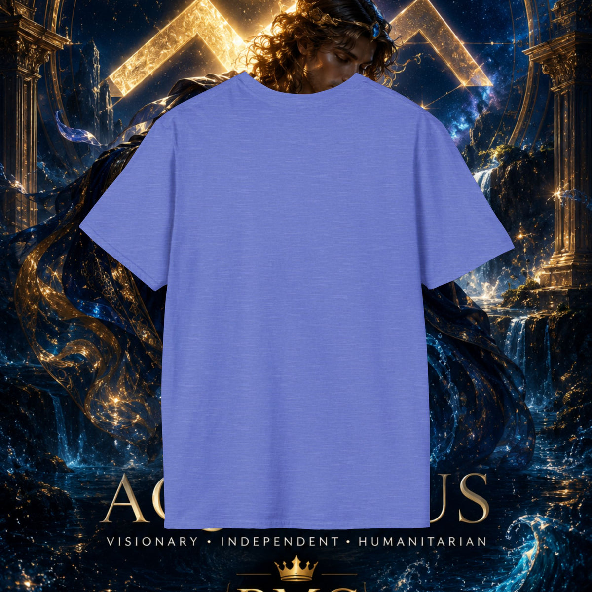 "Camiseta ♒ ACUARIO – El Visionario del Cielo y el Agua"