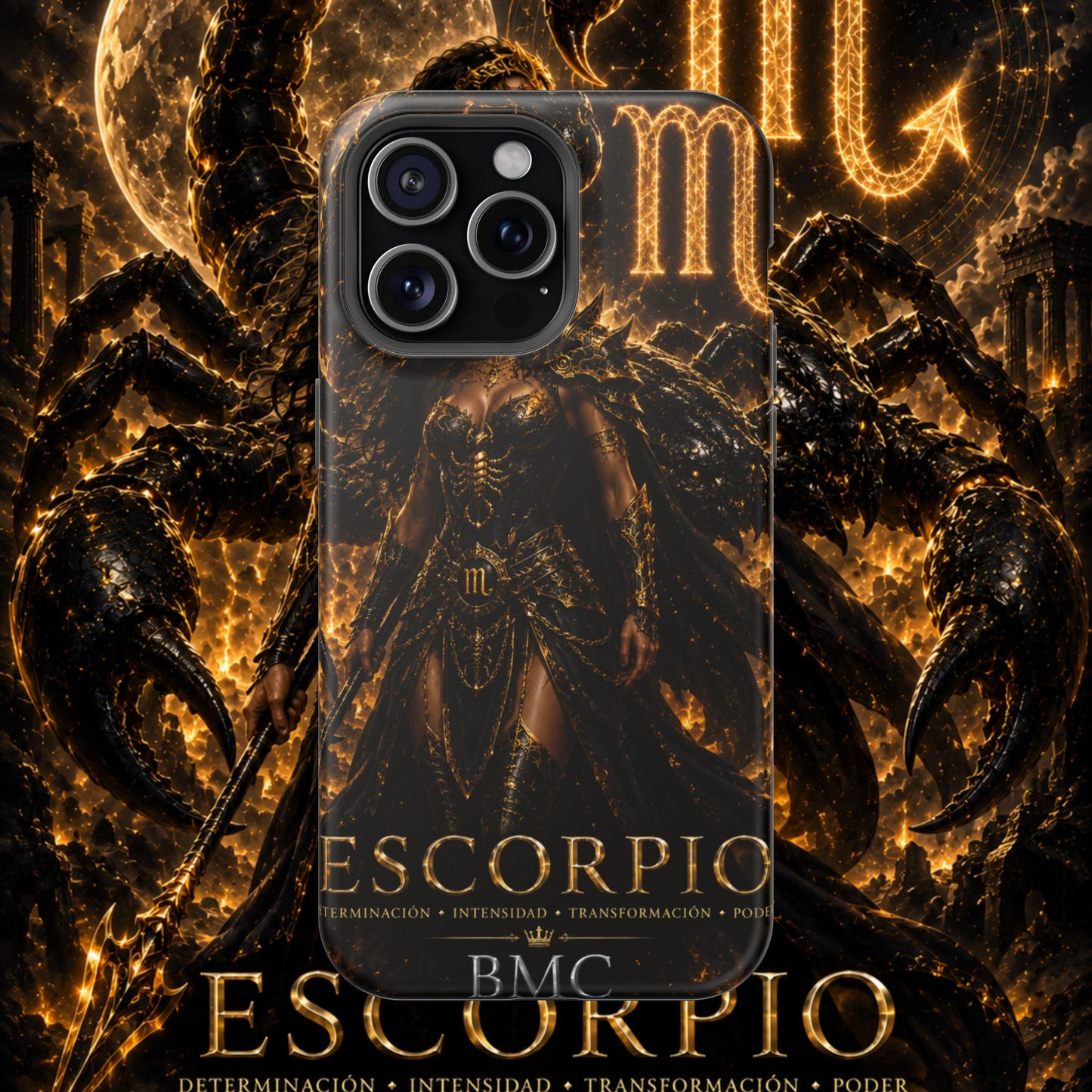 "Funda Magnética Reforzada ESCORPIO M –La Vigilante de las Sombras"