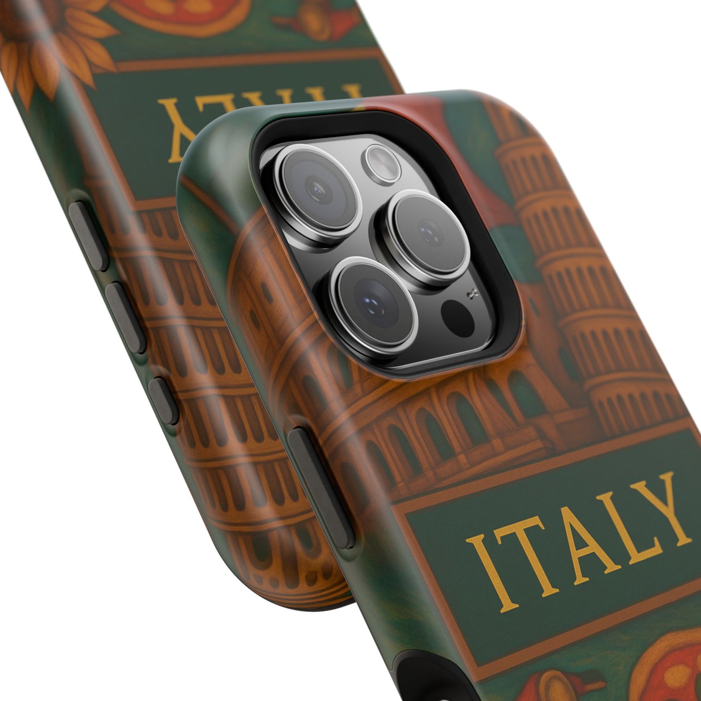"Funda Magnética Reforzada Magnética Reforzada Italia: Arte, Pasión y Sabores Eternos 🎨🍝🏛️"
