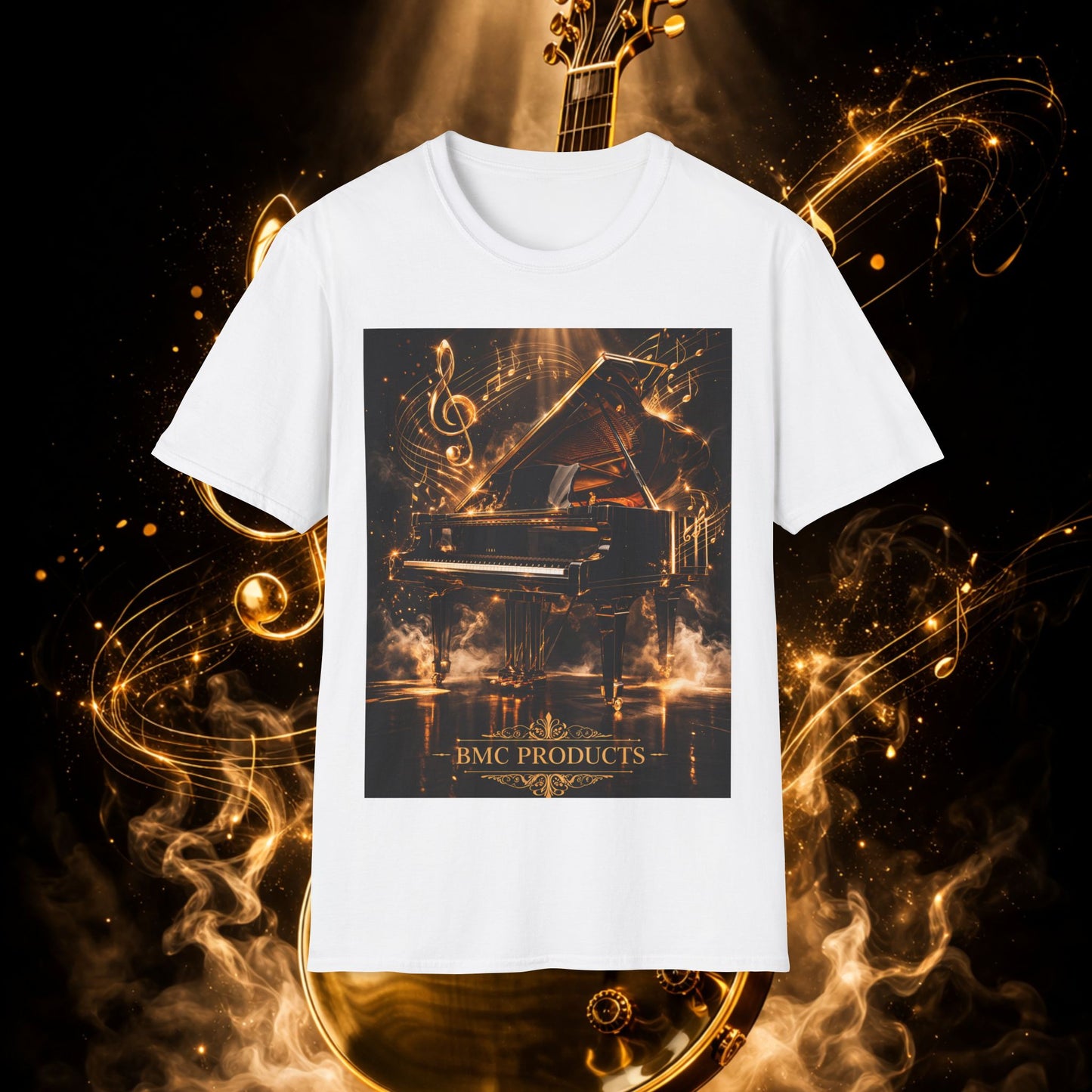"Camiseta guitarra 🎸🔥Donde vibra una cuerda, nace una llamarada.” 🔥🎸