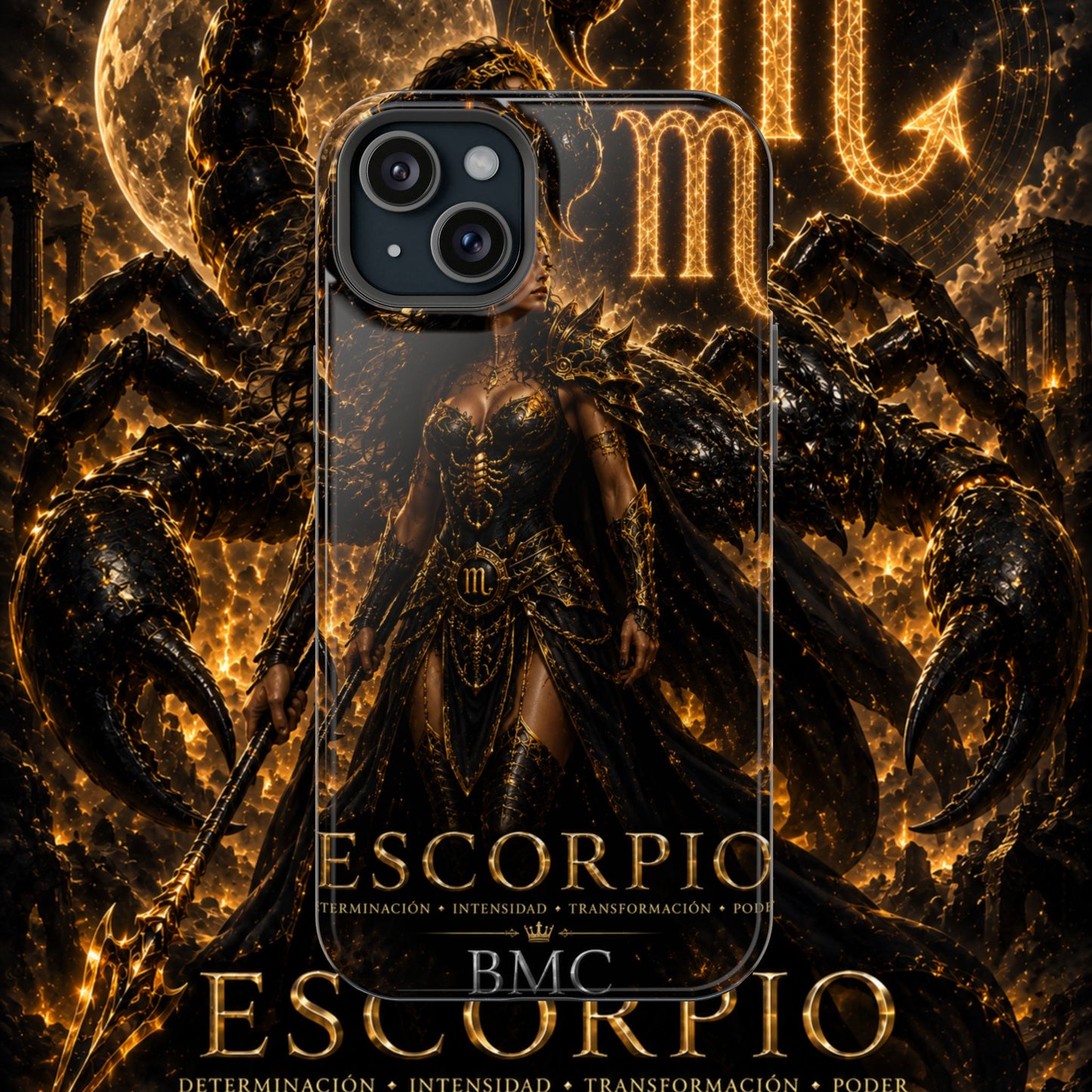 "Funda Magnética Reforzada ESCORPIO M –La Vigilante de las Sombras"