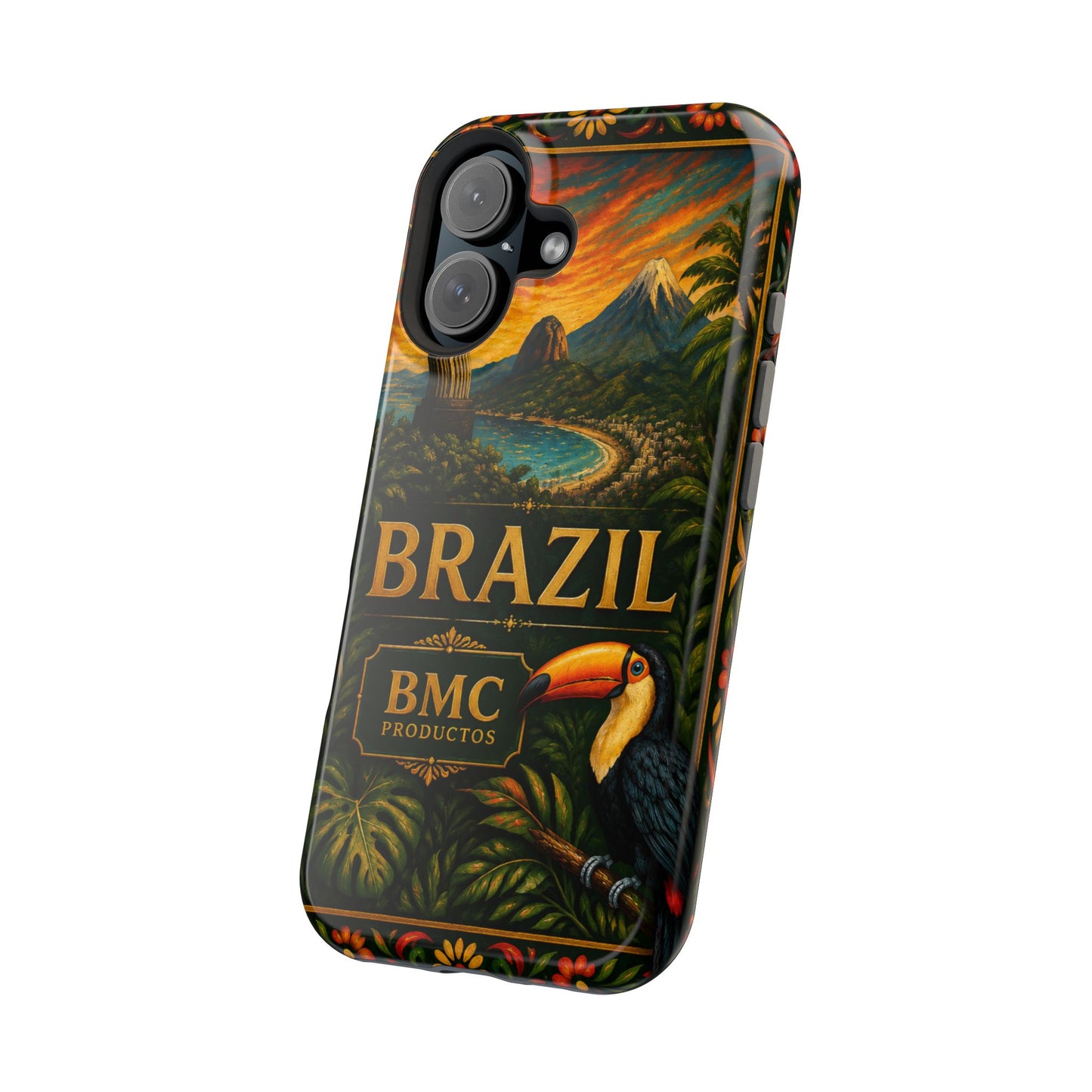 "Funda Magnética Reforzada Magnética Reforzada Brasil: Ritmo, Naturaleza y Alegría Infinita 🎶🌴🏖️"