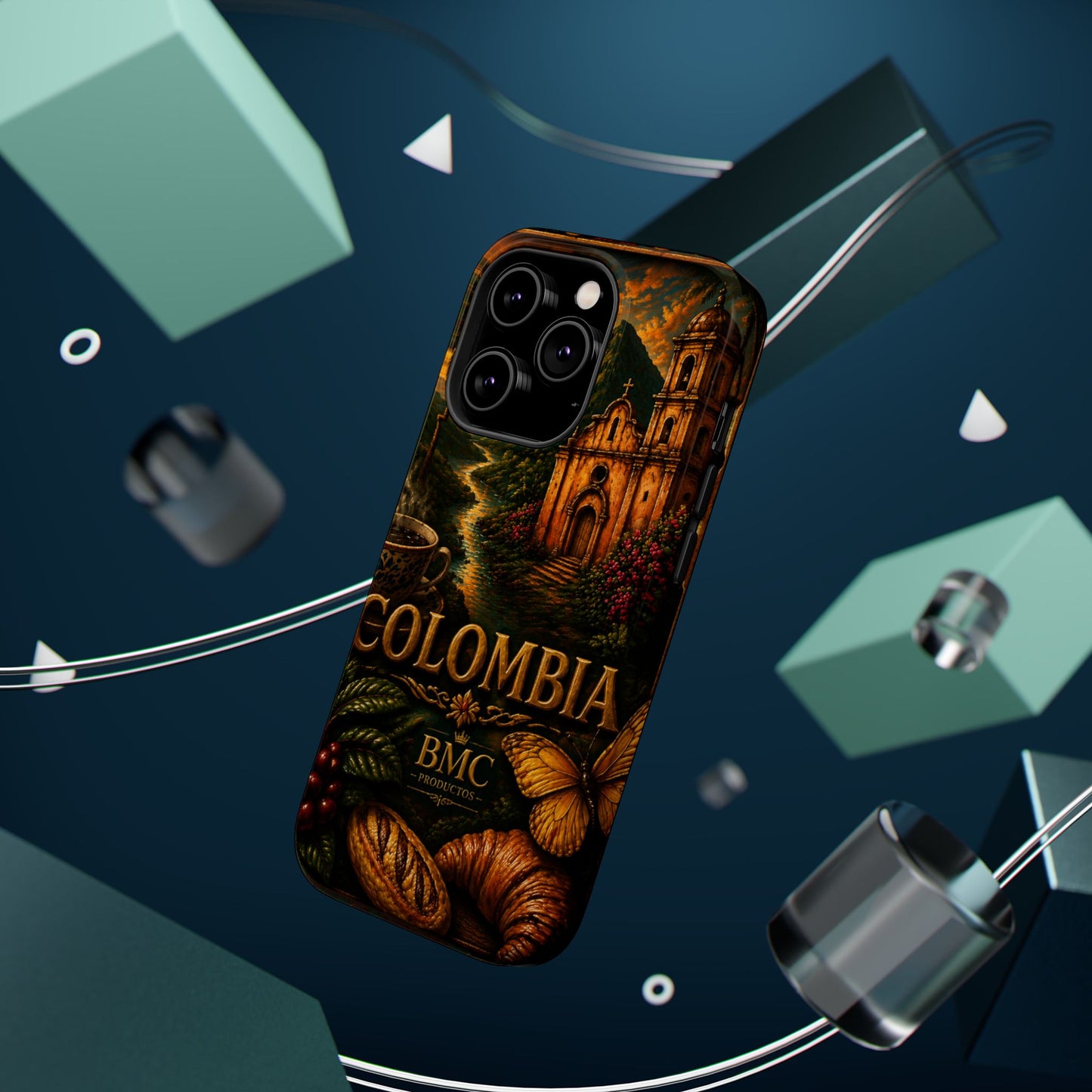 "Funda Magnética Reforzada Colombia: Magia de Colores, Café y Tradición ☕🎨🌄"