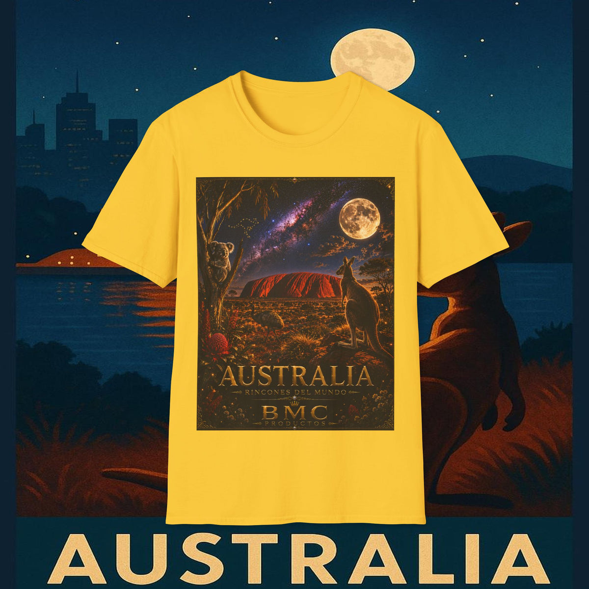 "Camiseta Australia 🌞 – Tierra de maravillas naturales y espíritu libre"