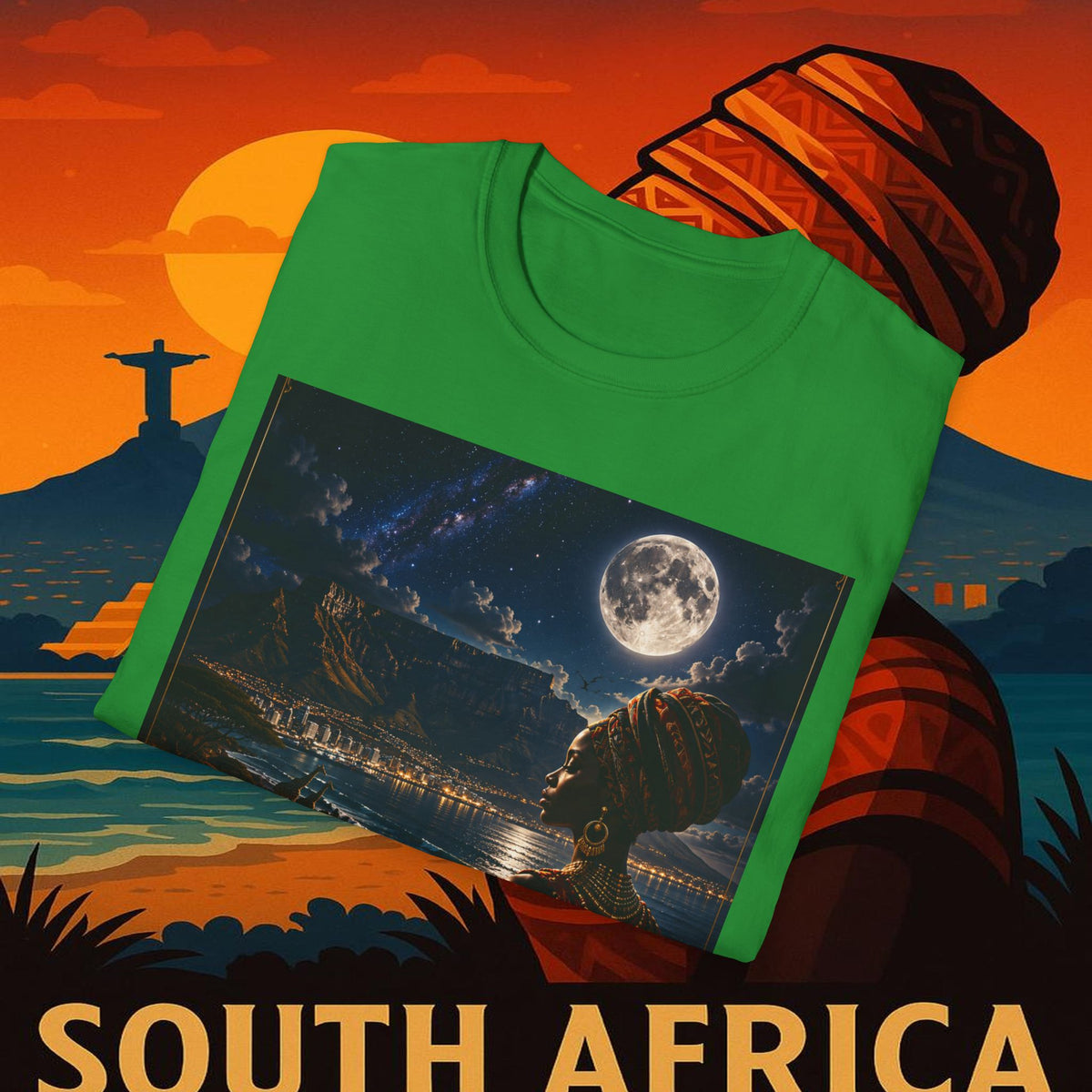 "Camiseta Sudáfrica 🌍 – Un mundo de aventuras y diversidad"