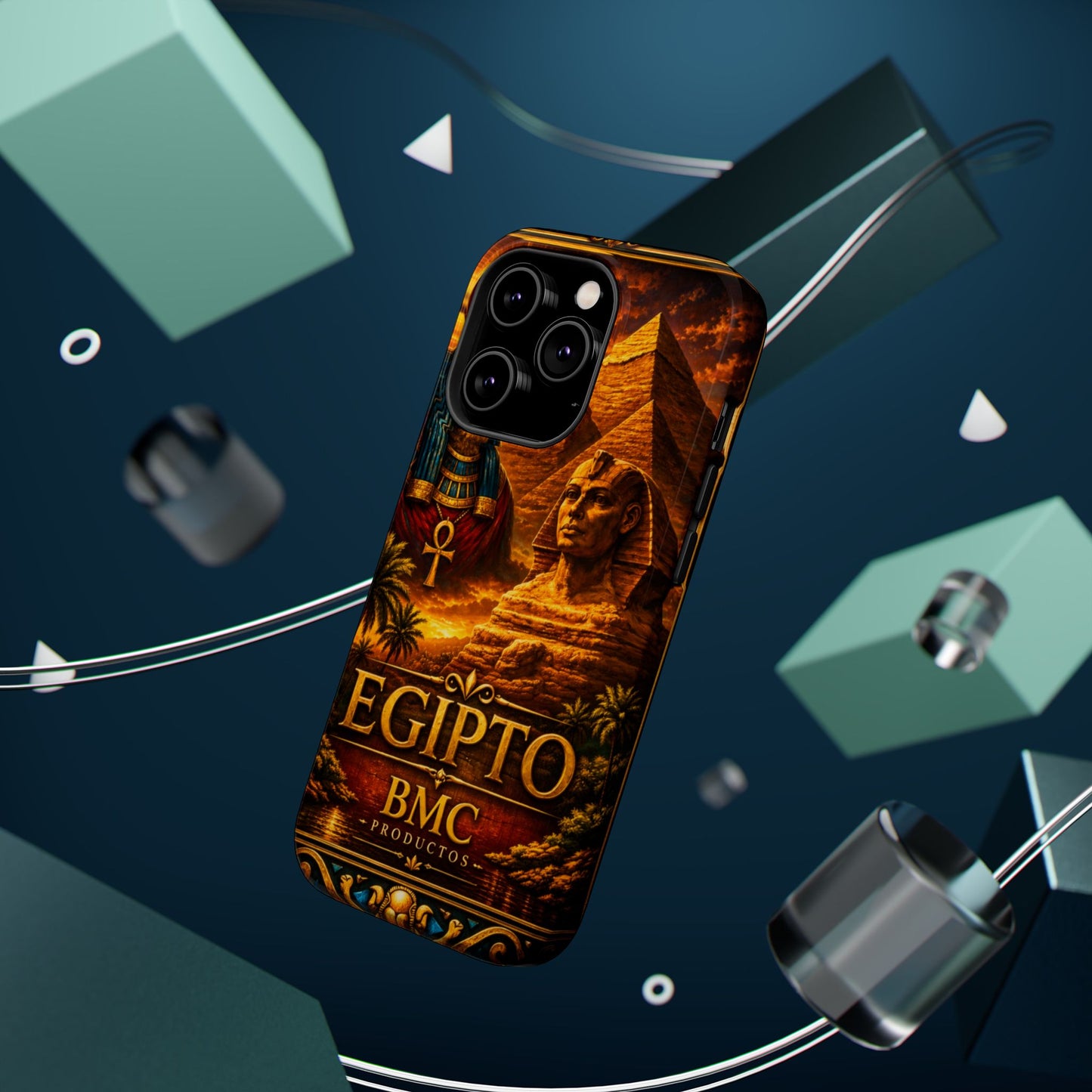 "Funda Magnética Reforzada Egipto Misterio Dorado del Nilo 🏺🌅🐫