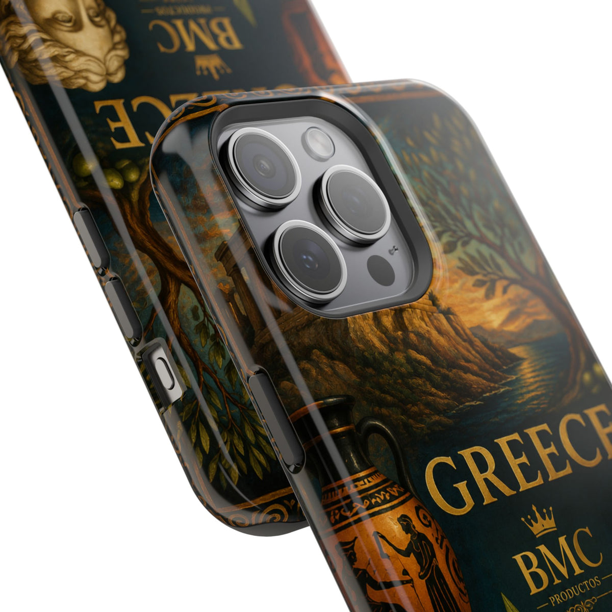 "Funda Magnética Reforzada Magnética Reforzada Grecia: Cuna de Dioses, Maravillas y Filosofía 🌊🏛️⚡"