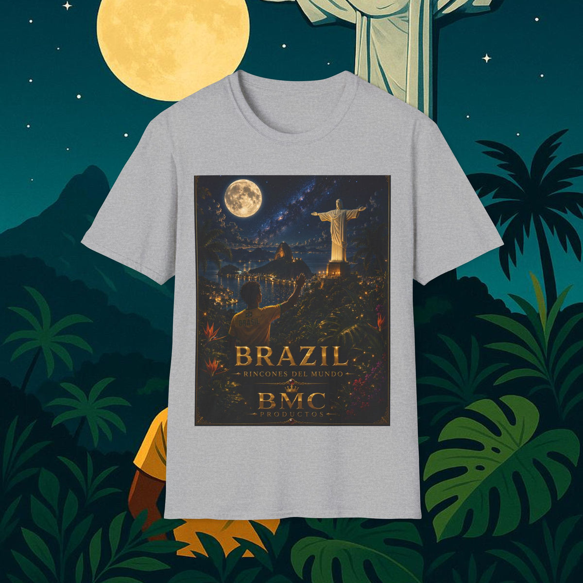 "Camiseta Brasil: Ritmo, Naturaleza y Alegría Infinita 🎶🌴🏖️"