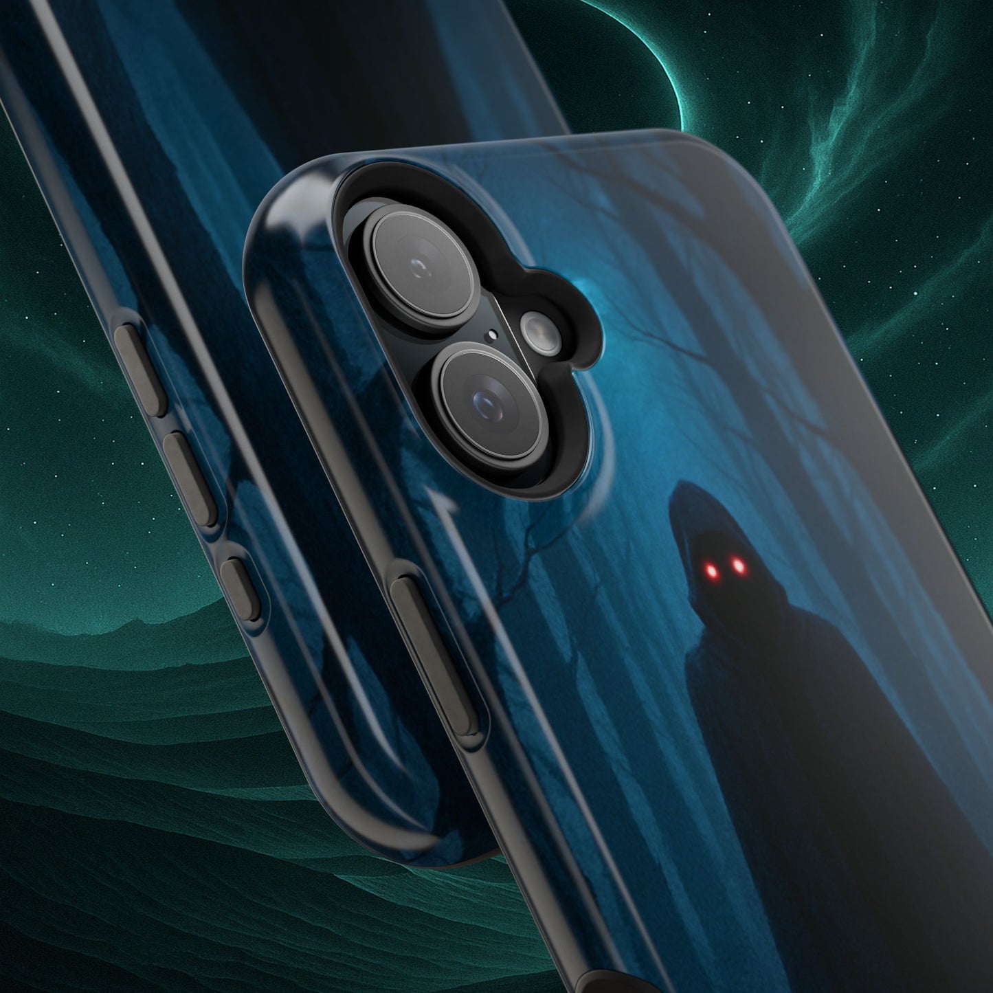 "Funda Magnética Reforzada🖤 El Vigía del Bosque Oscuro"