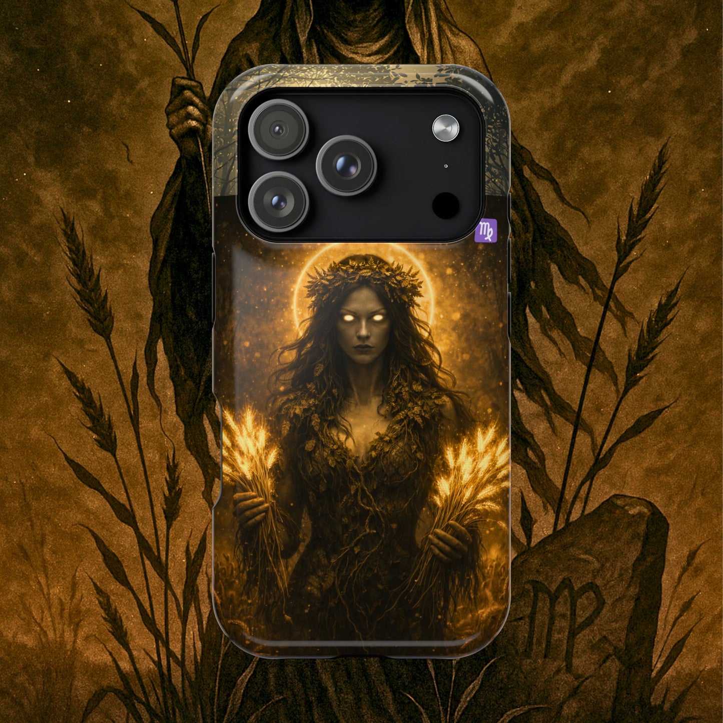 "Funda Magnética Reforzada ♍ Virgo-La Guardiana del Conocimiento"