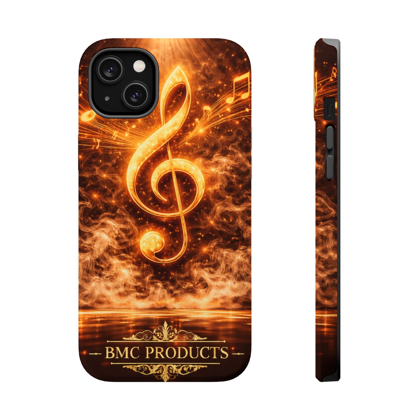 "Funda Magnética Reforzada Magnética Reforzada clave de sol 🎼🔥Donde nace una nota… nace una llama.” 🔥🎼