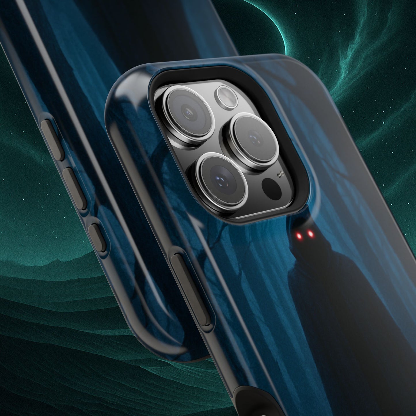 "Funda Magnética Reforzada🖤 El Vigía del Bosque Oscuro"