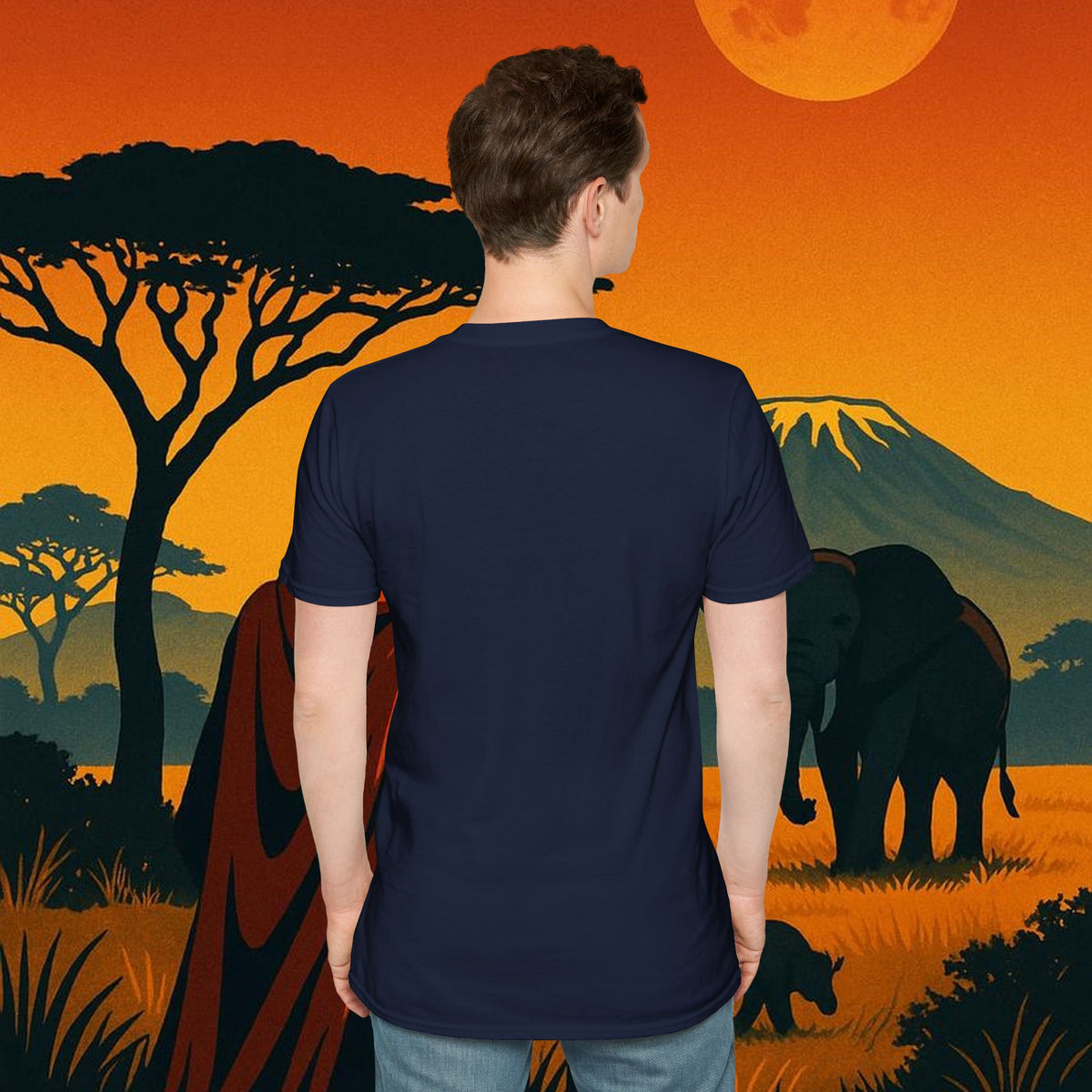 "Camiseta Kenia: Aventura Salvaje y Tierra de Horizontes Infinitos 🦁🌄🏕️"