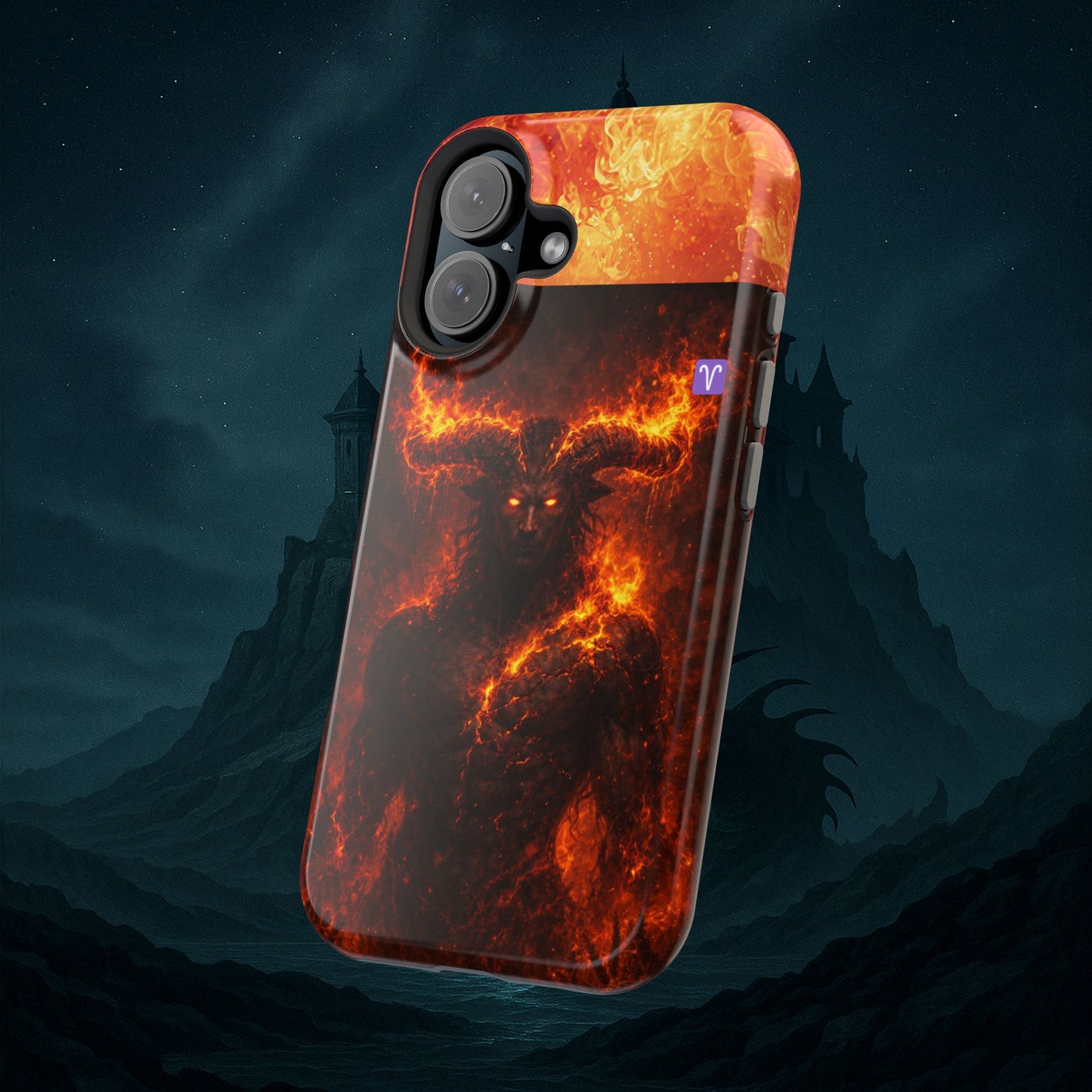 "Funda Magnética Reforzada ♈ Aries — Espíritu de fuego"