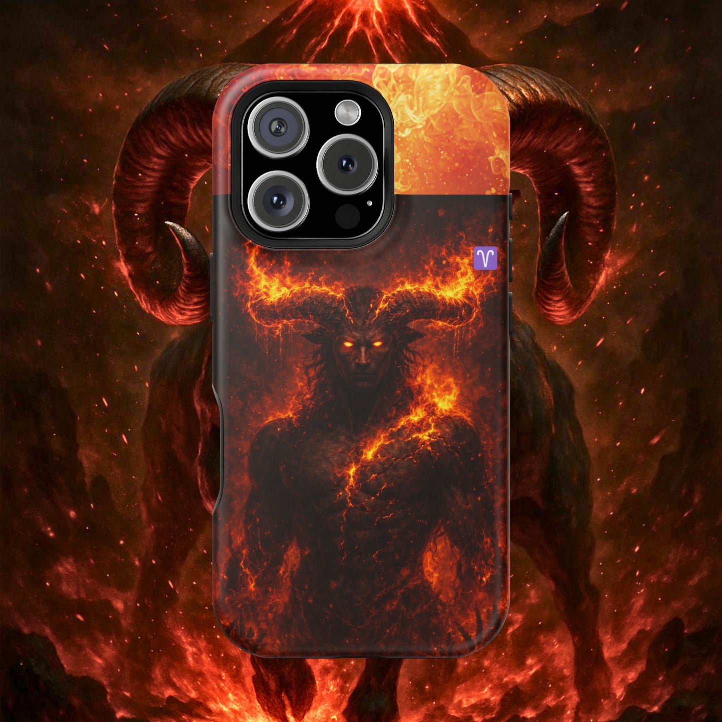 "Funda Magnética Reforzada ♈ Aries — Espíritu de fuego"