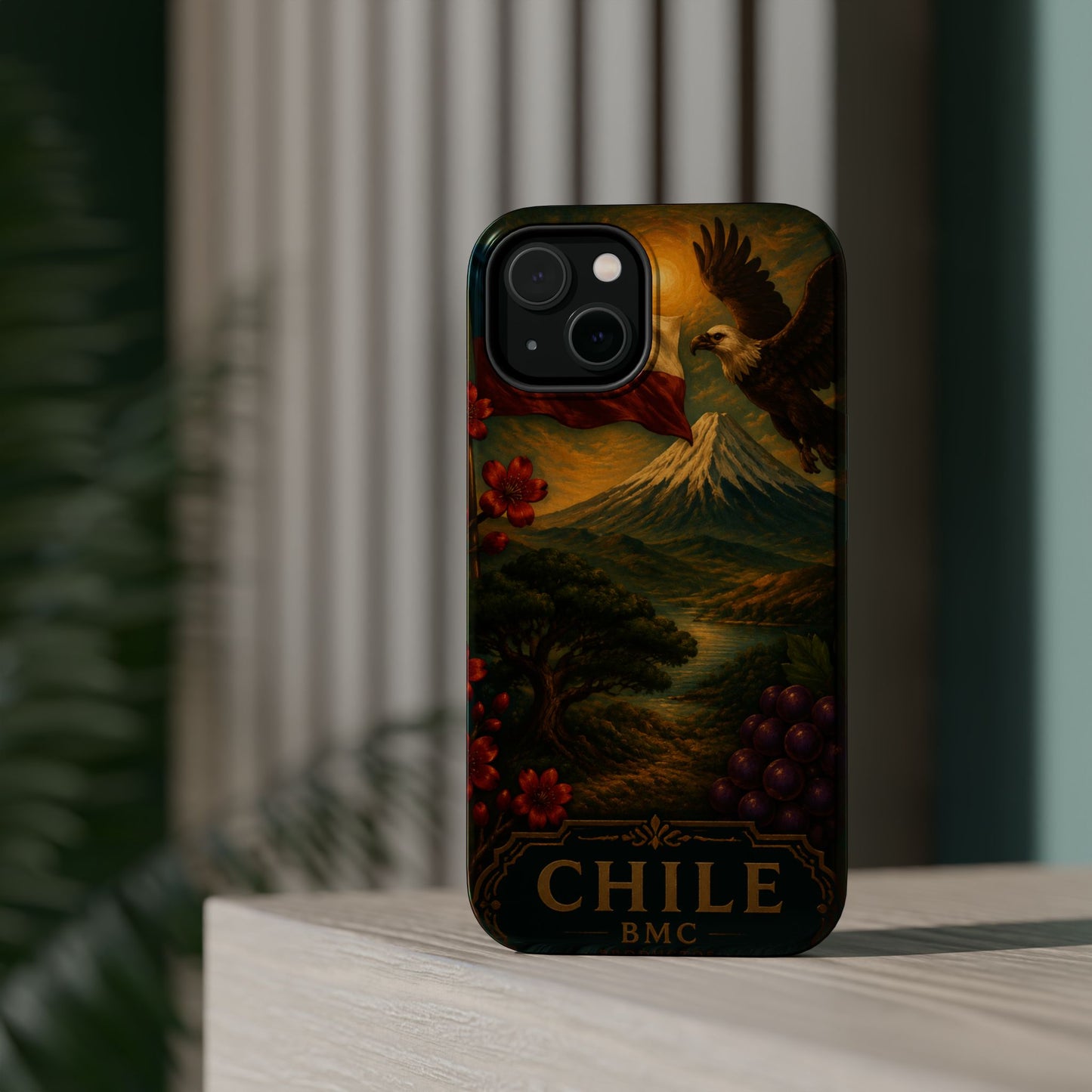 "Funda Magnética Reforzada Magnética Reforzada Chile: Naturaleza Indómita y Horizontes Eternos 🏔️🍇🏜️"