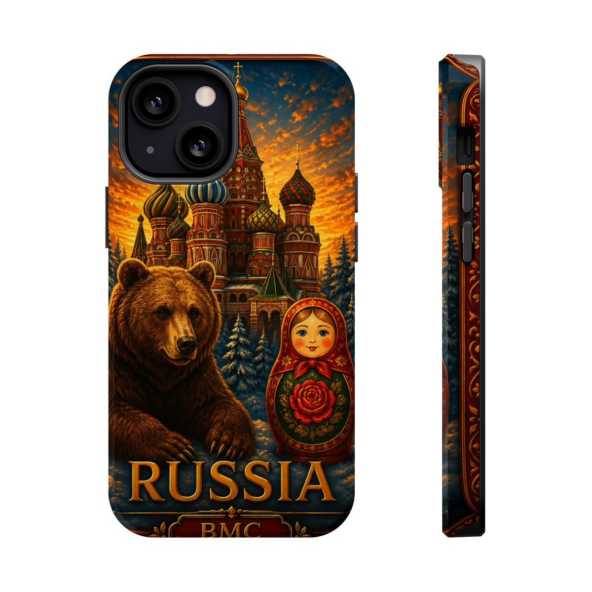 "Reinforced Magnetic Case Russia❄️ – Land of history, mystery, and grandeur"