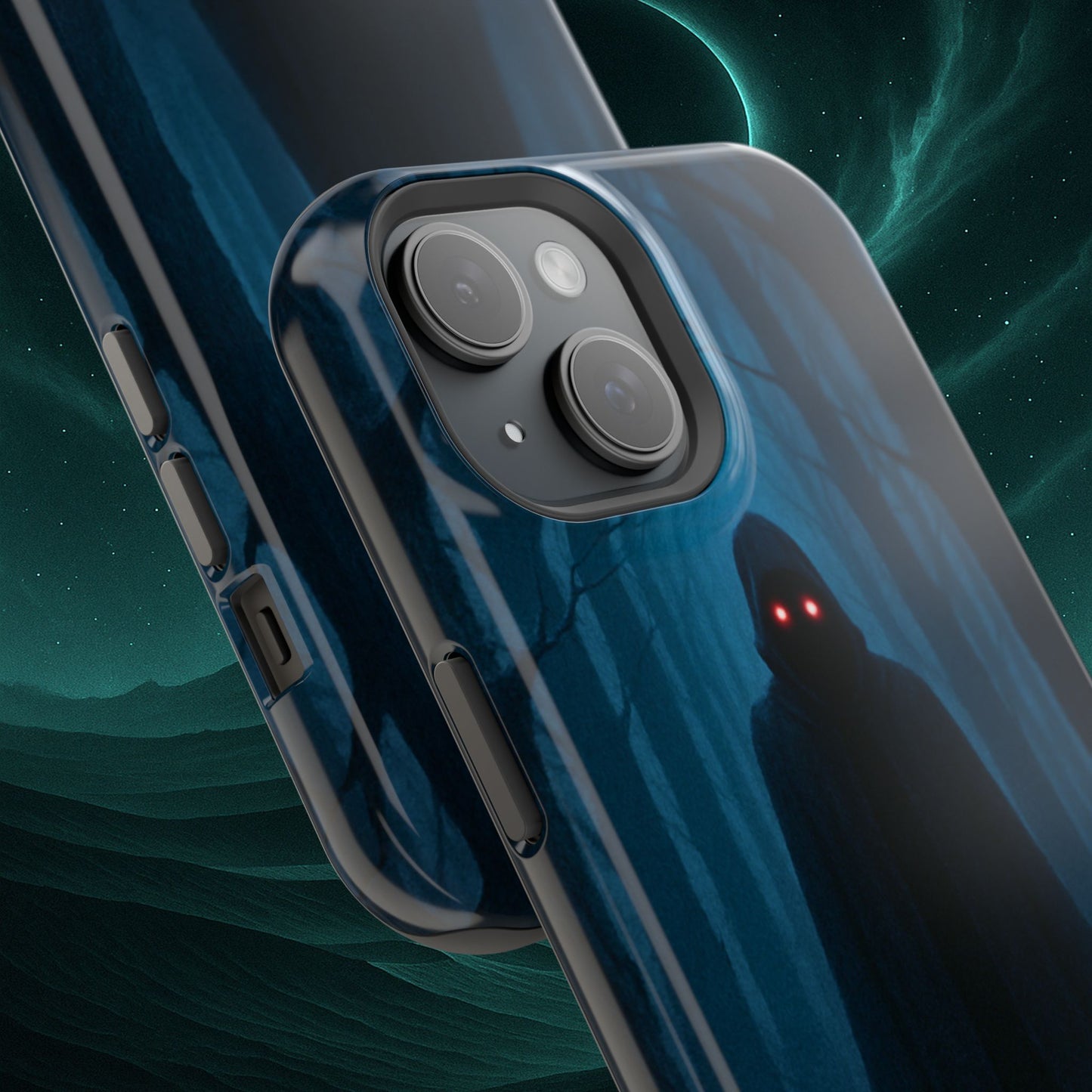 "Funda Magnética Reforzada🖤 El Vigía del Bosque Oscuro"