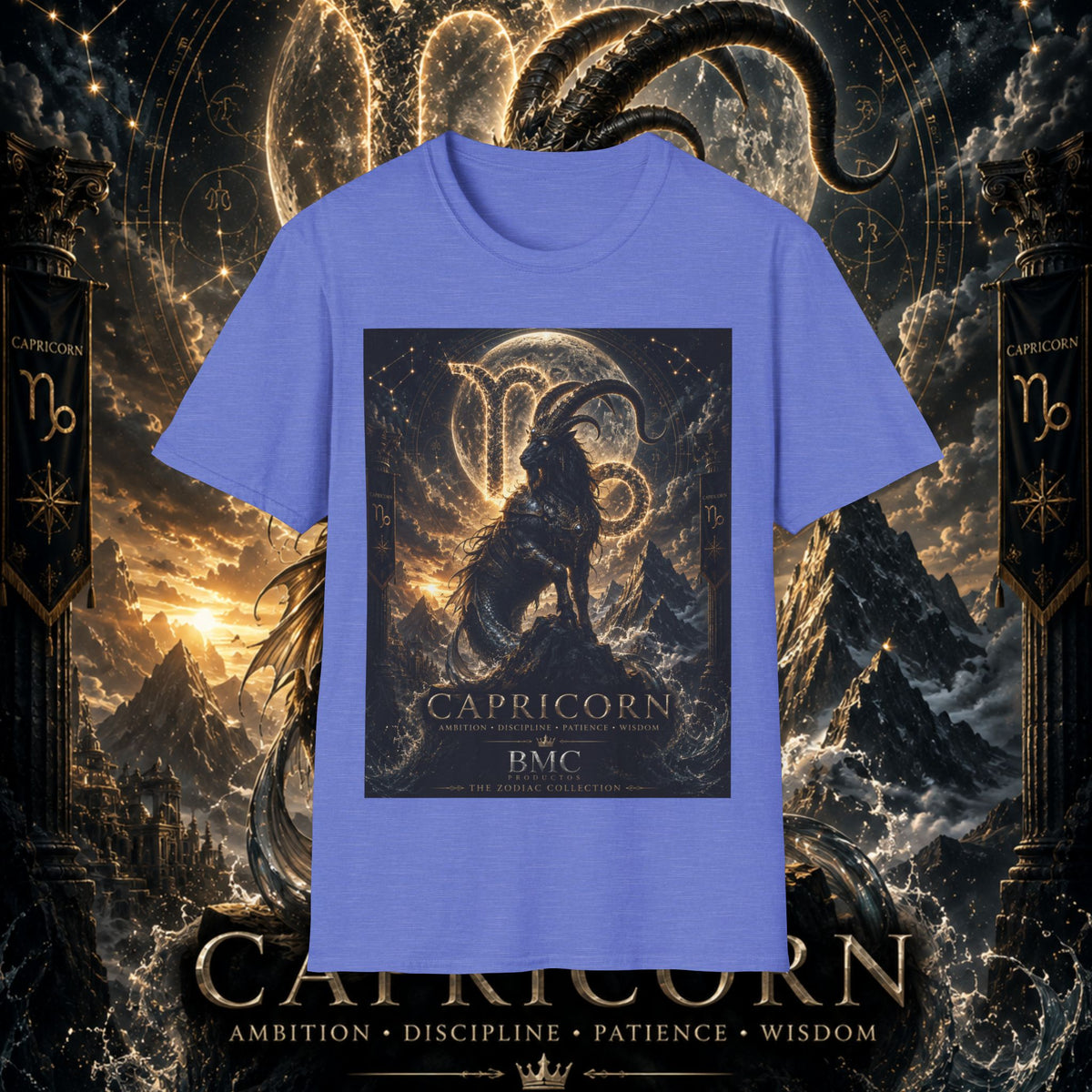 "Camiseta ♑ Capricornio – El Guardián de las Cumbres"