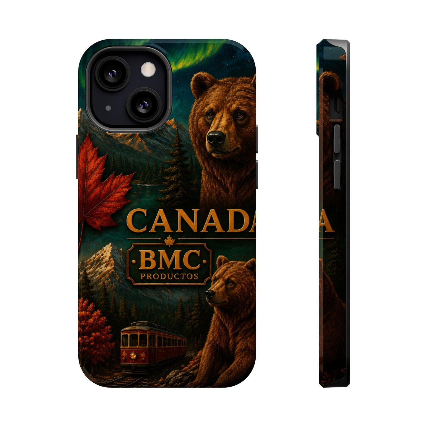 "Funda Magnética Reforzada Magnética Reforzada Canadá: Naturaleza Majestuosa y Espíritu Libre 🍁🏞️🦌"